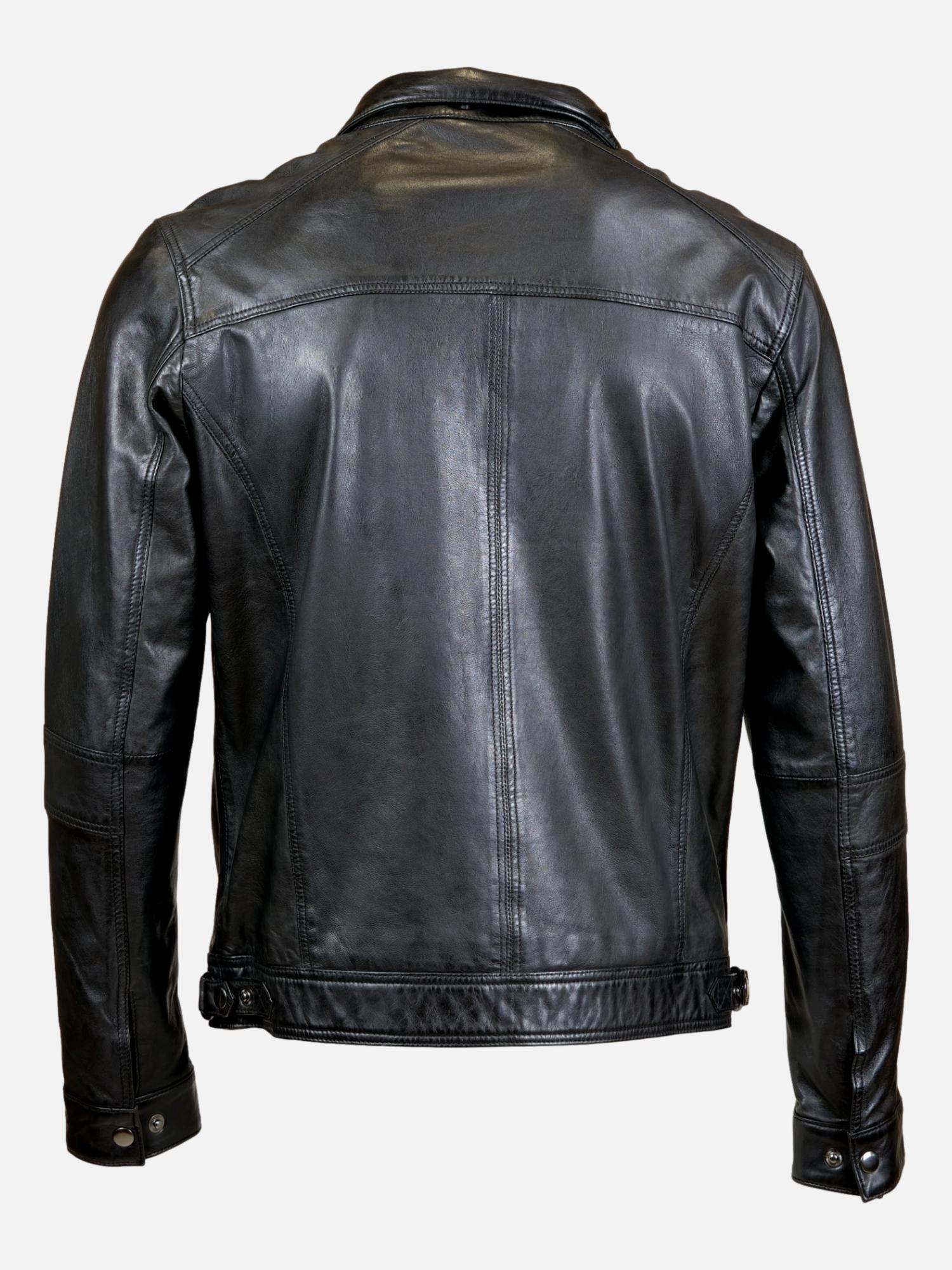 Marlow Lamb Polish Nappa Leather -Man Black