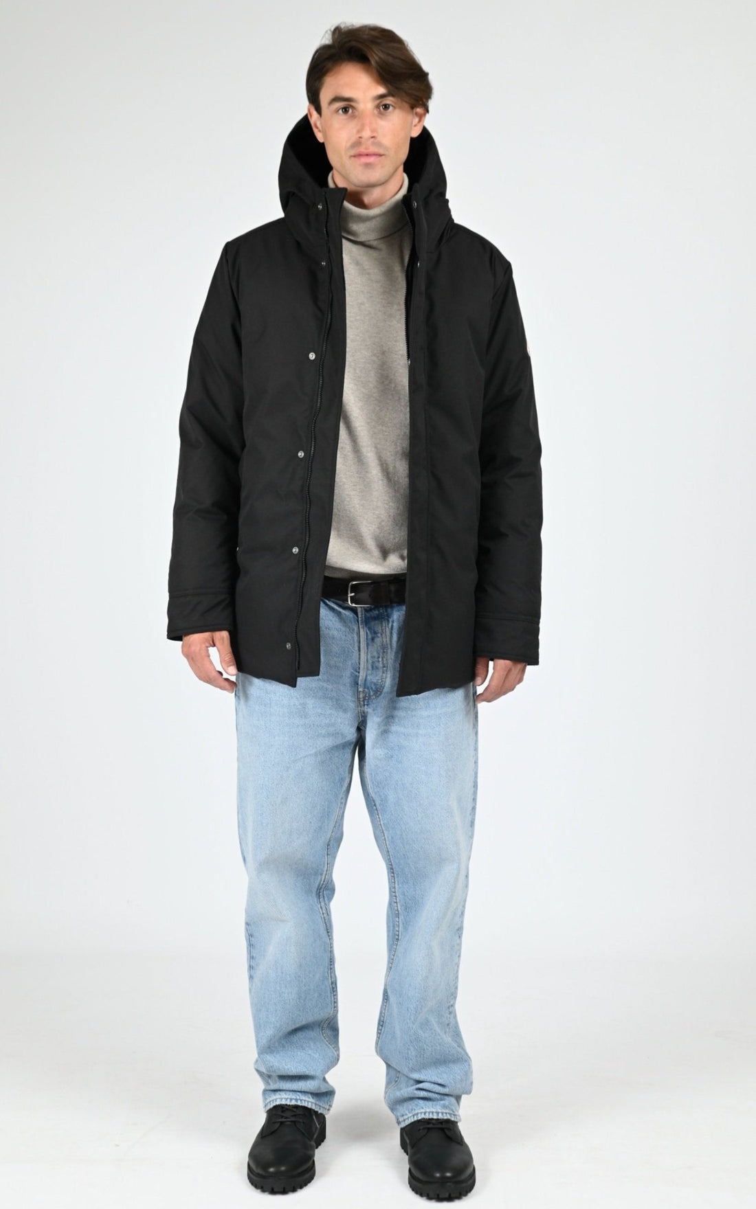 Ves doudoune Textile Homme Pyrenex, modèle Pau (balme) de couleur black