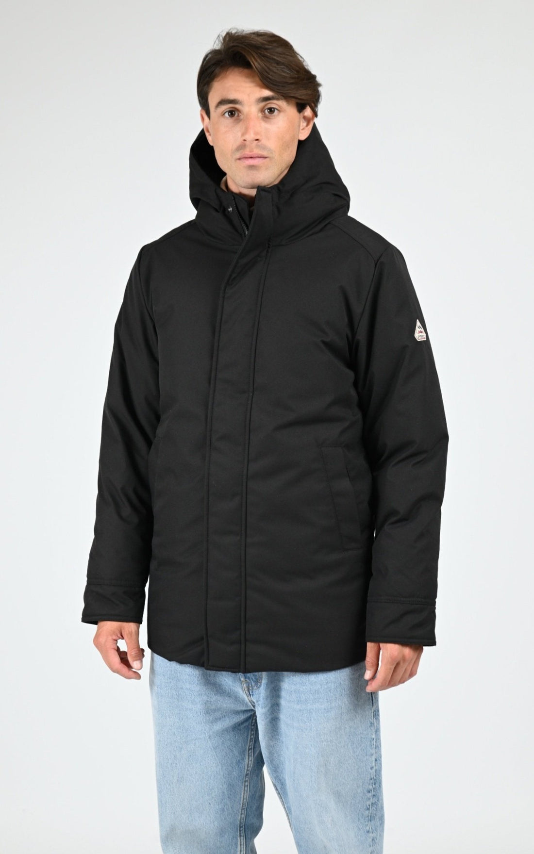 Ves doudoune Textile Homme Pyrenex, modèle Pau (balme) de couleur black