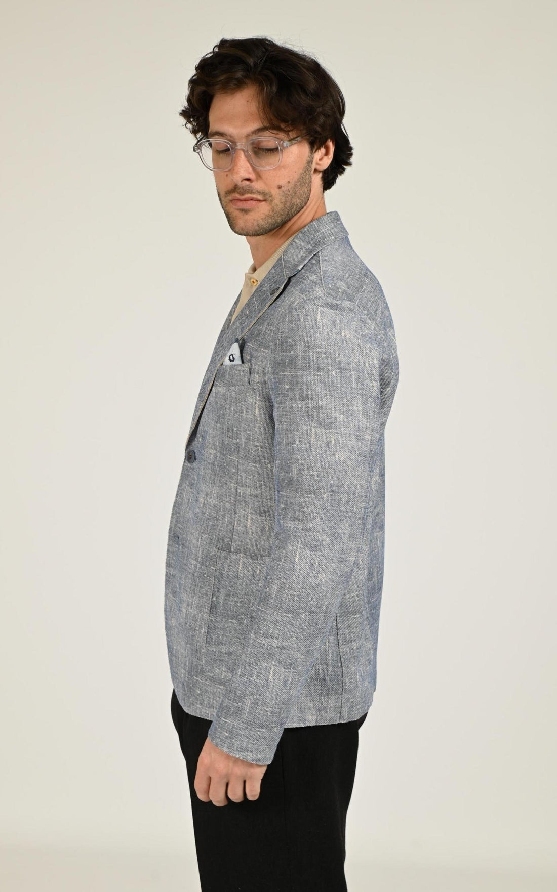 Veste Textile Homme Bob, modèle Picky 591 de couleur celeste