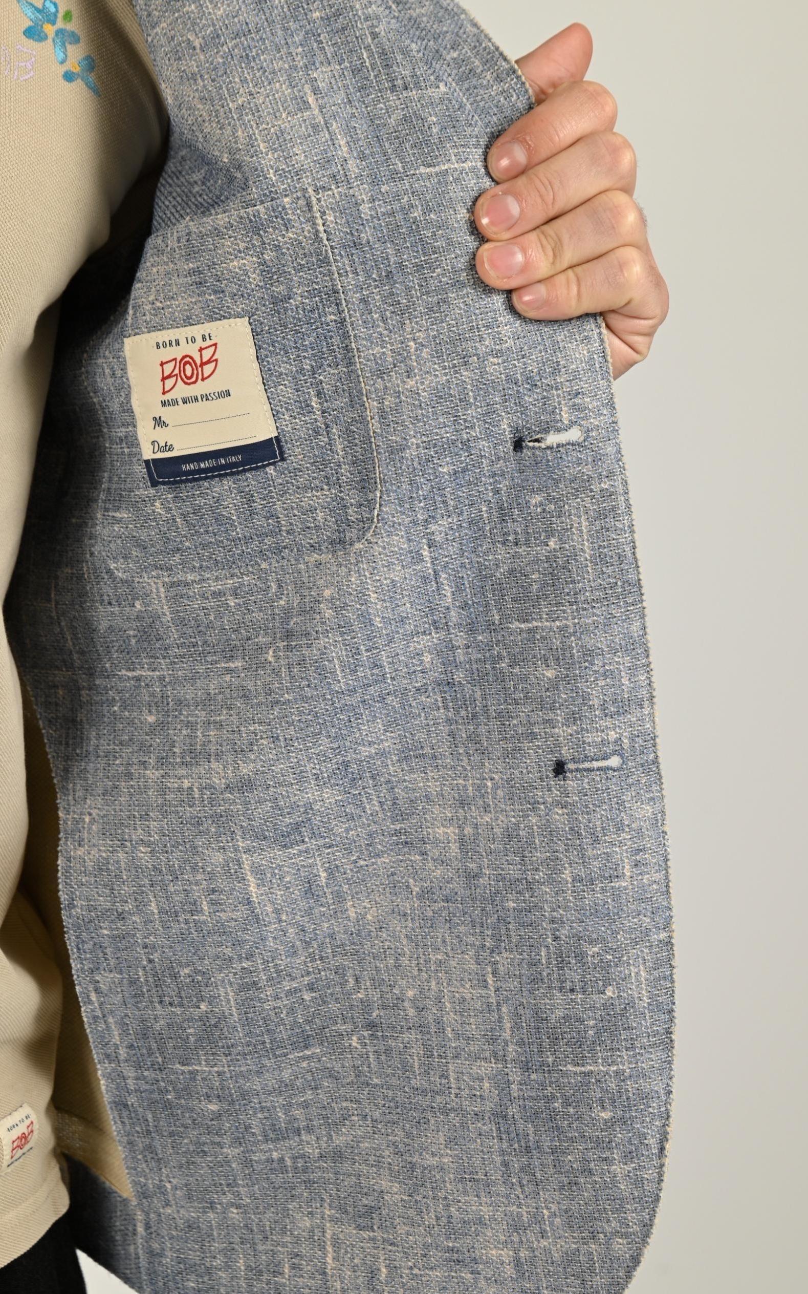 Veste Textile Homme Bob, modèle Picky 591 de couleur celeste