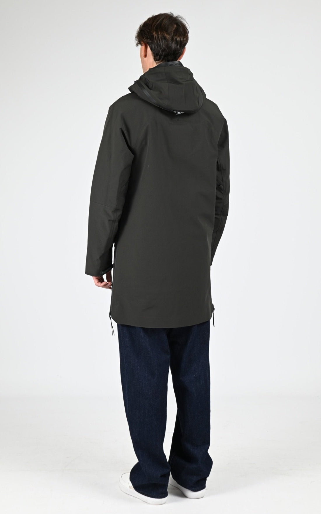 3/4 parka Textile Homme Krakatau, modèle Planck qm552 de couleur dark green