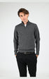 Pull Textile Homme Schott, modèle Pl lance 2 de couleur gris