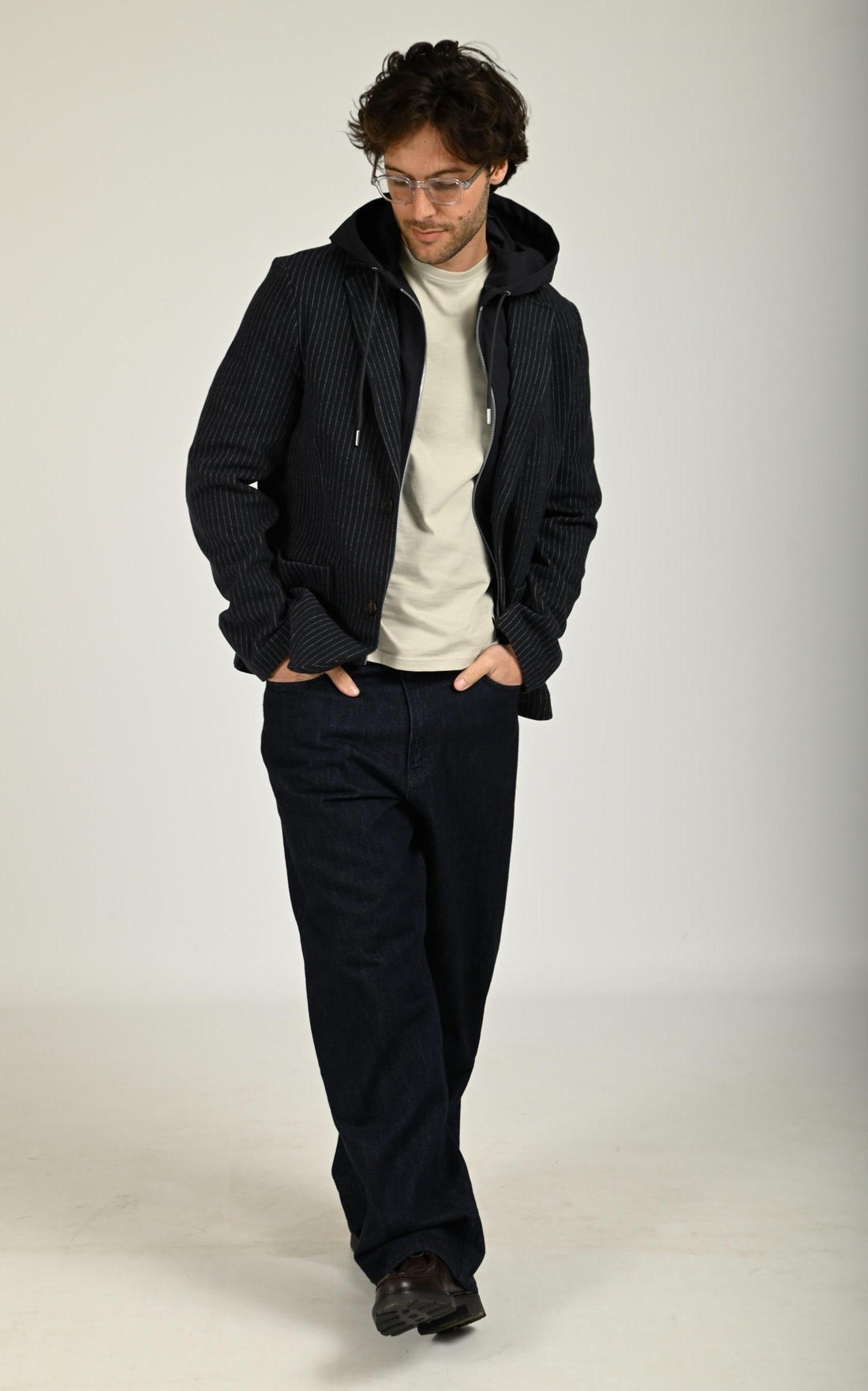 Veste en tricot 2-en-1 WELLS-K bleu marine