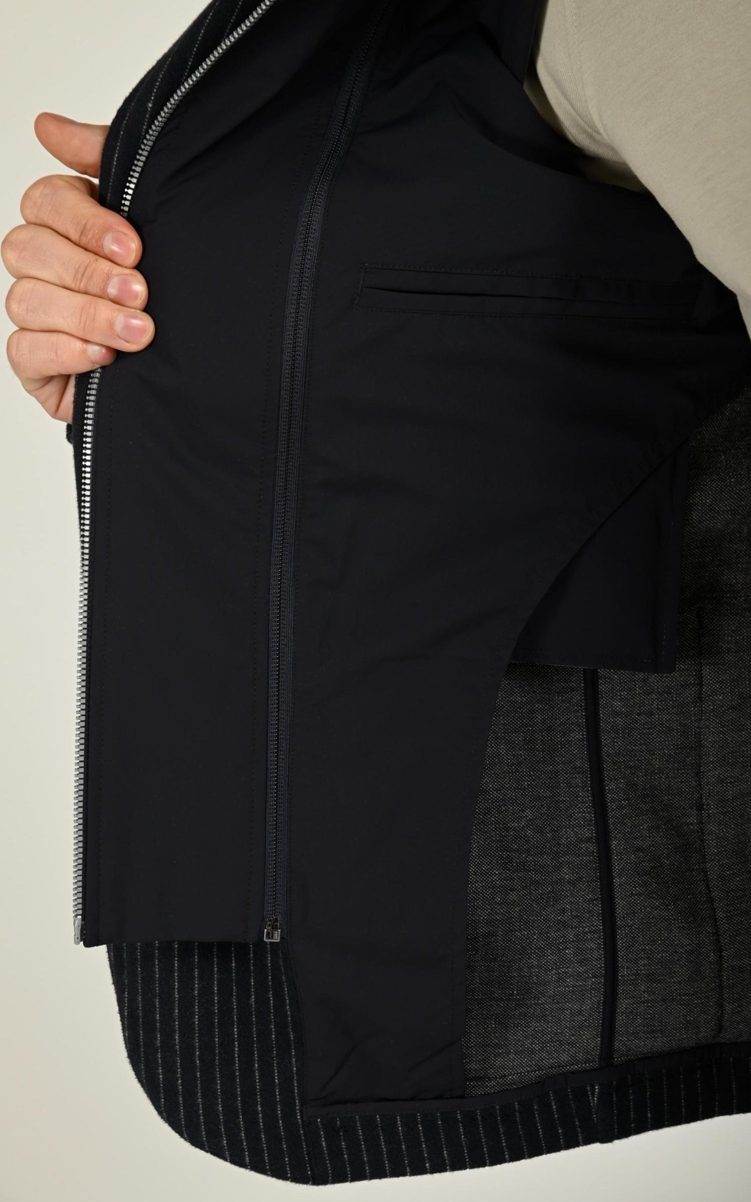 Veste en tricot 2-en-1 WELLS-K bleu marine 9