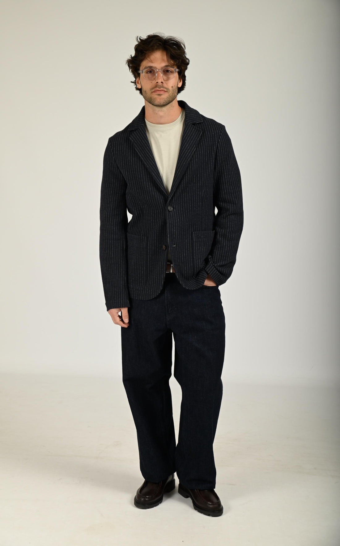 Veste en tricot 2-en-1 WELLS-K bleu marine