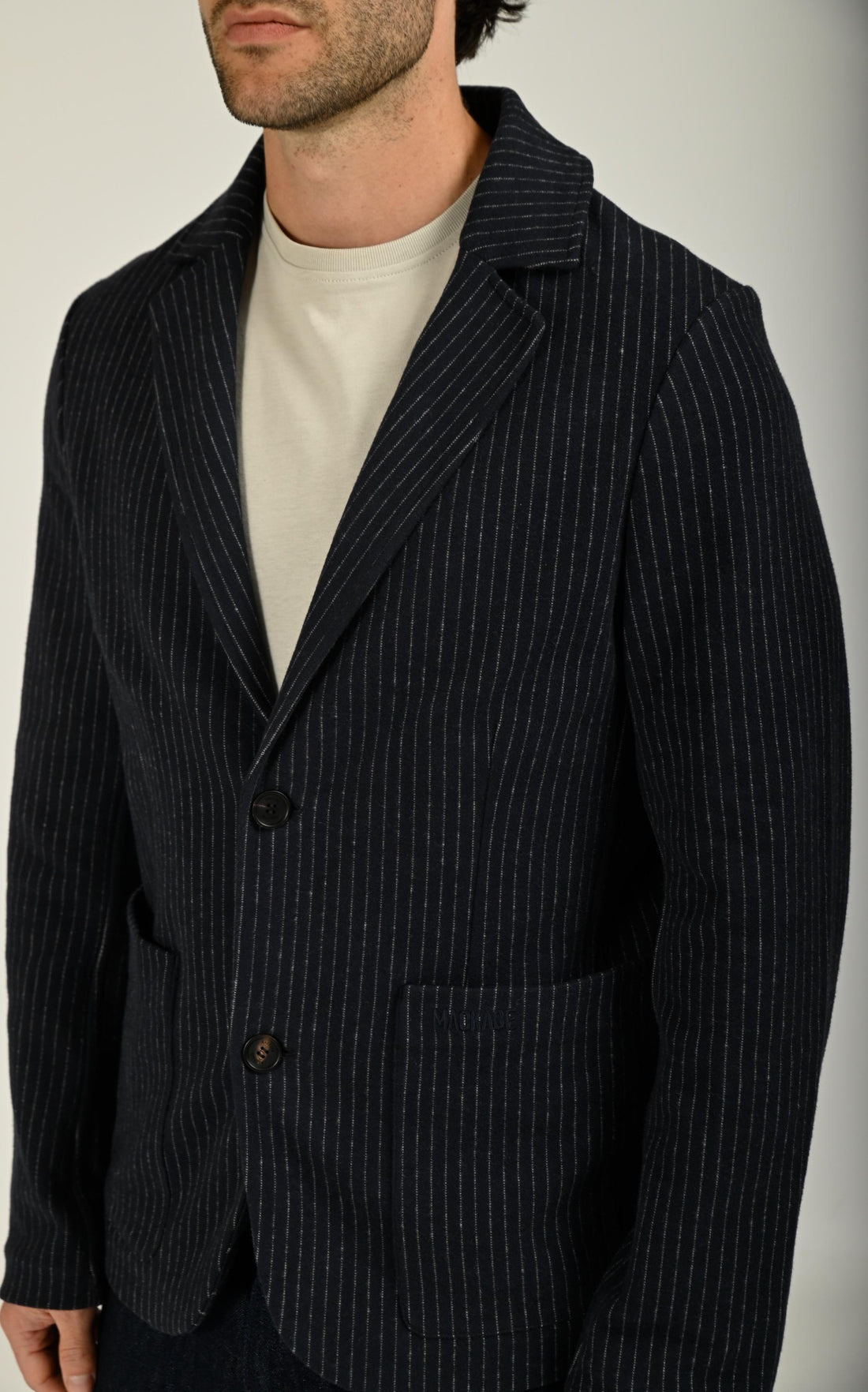 Veste en tricot 2-en-1 WELLS-K bleu marine