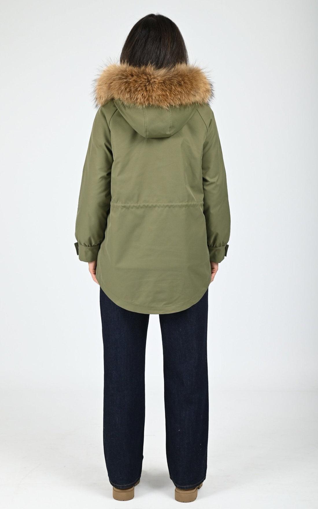 Parka army fourrure Emma kaki