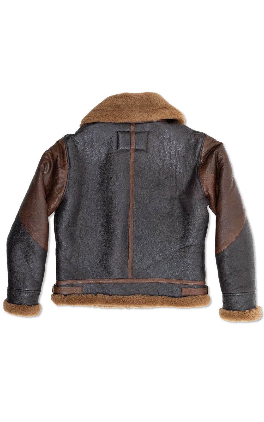 Bombardier shearling et agneau Kavalan marron
