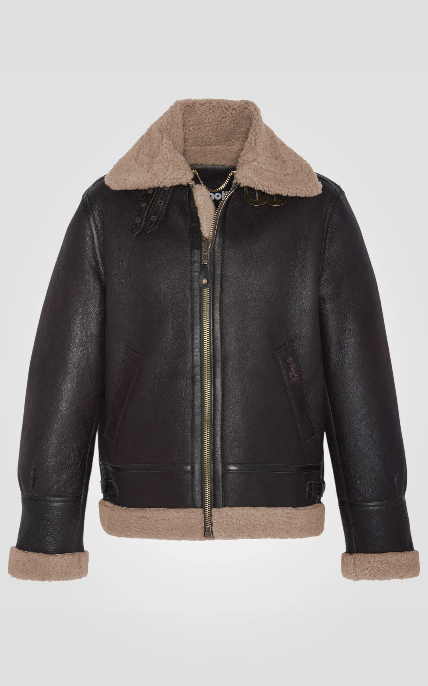 Bombardier mouton huilé LC1259 marron 6