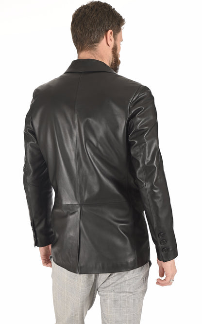 Blazer Allure cuir noir