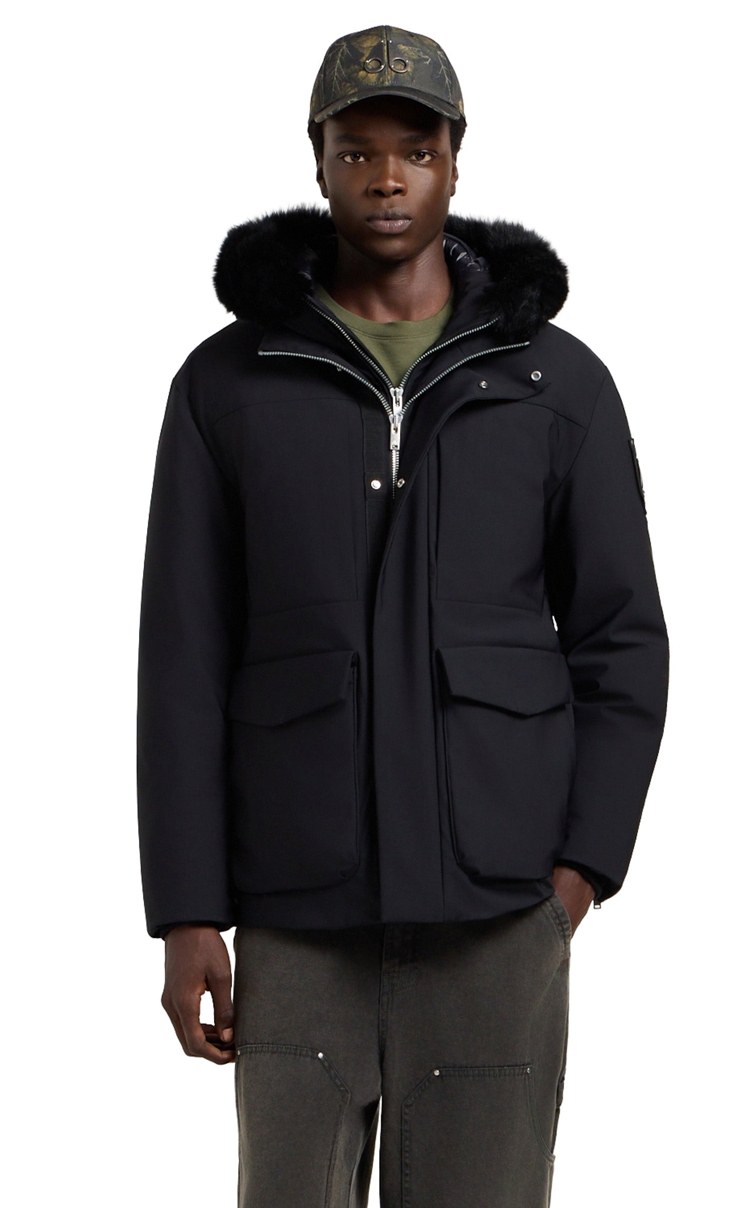 Parka Voltaire 3Q noir 1