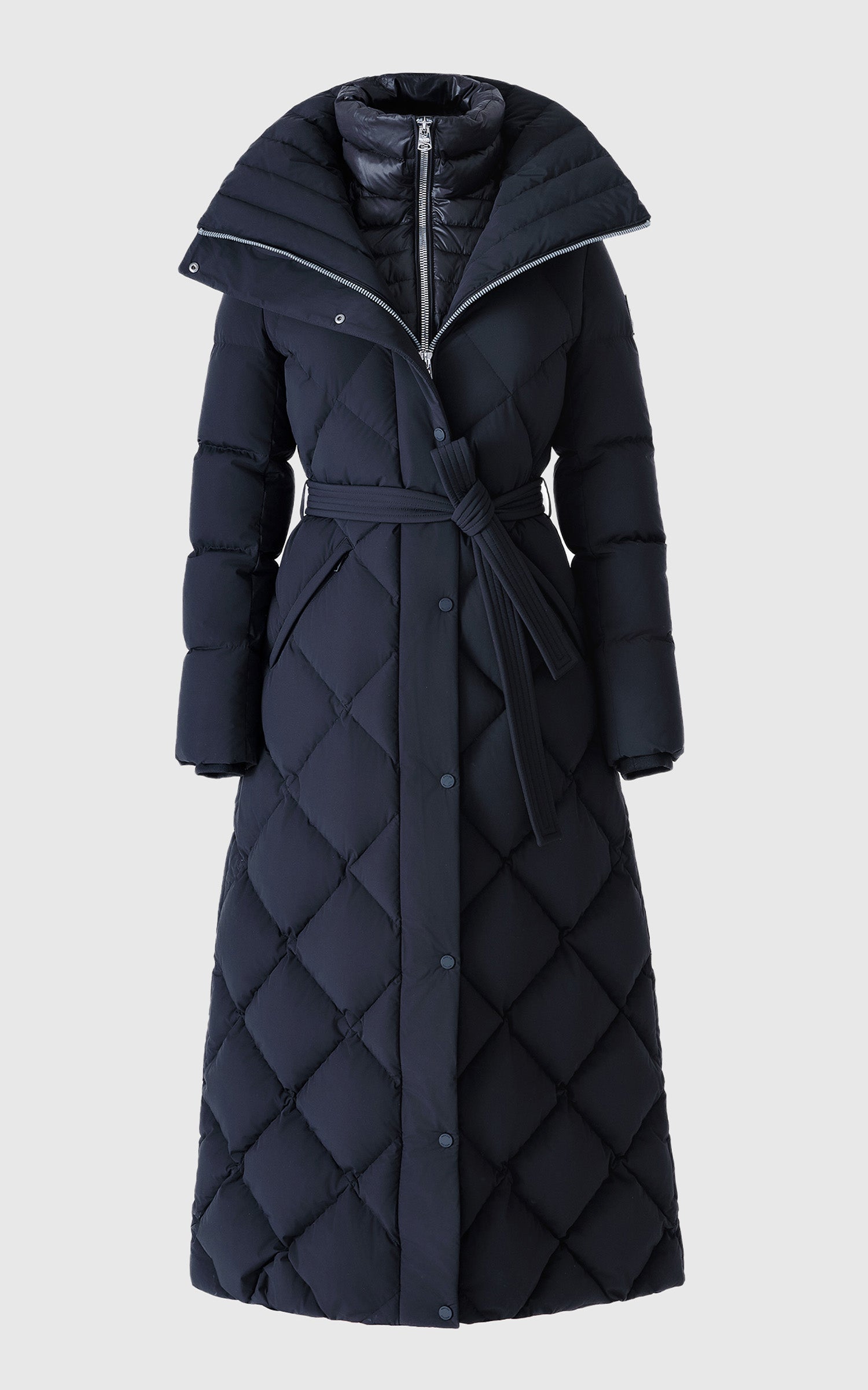 Doudoune longue Laurella 1-en-2 noir 6