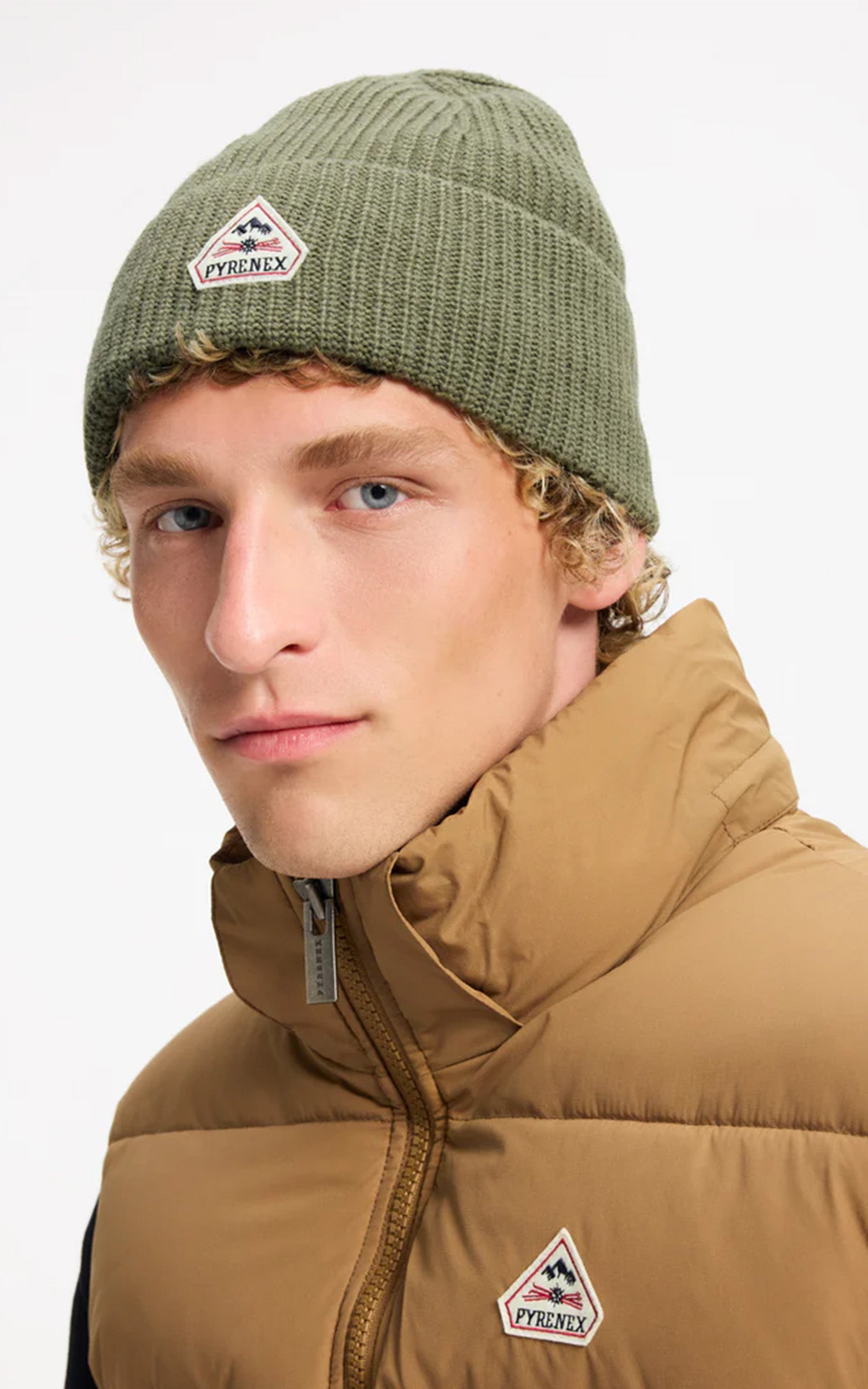 Bonnet laine Gomma mixte kaki