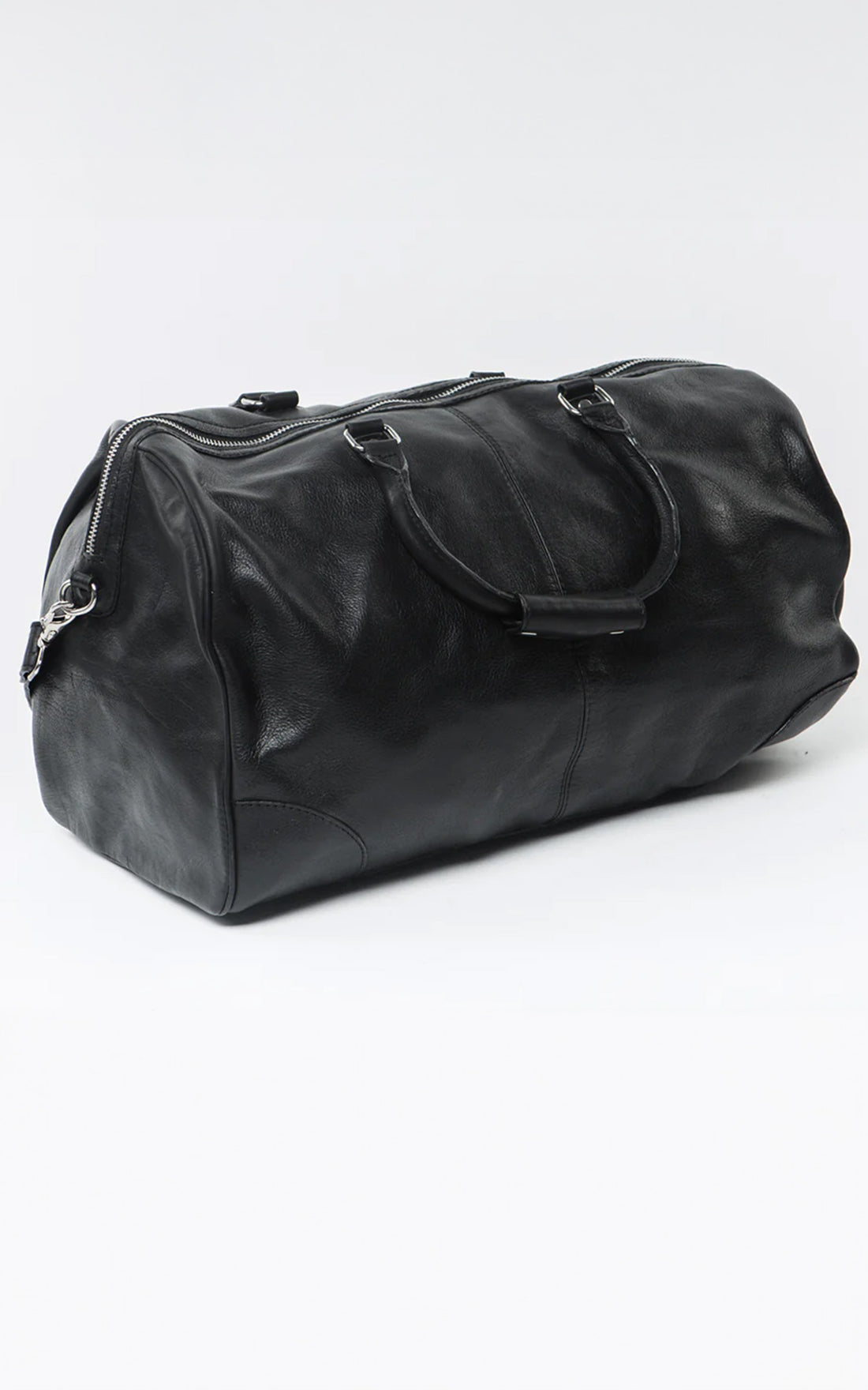 Sac de voyage week-end cuir noir