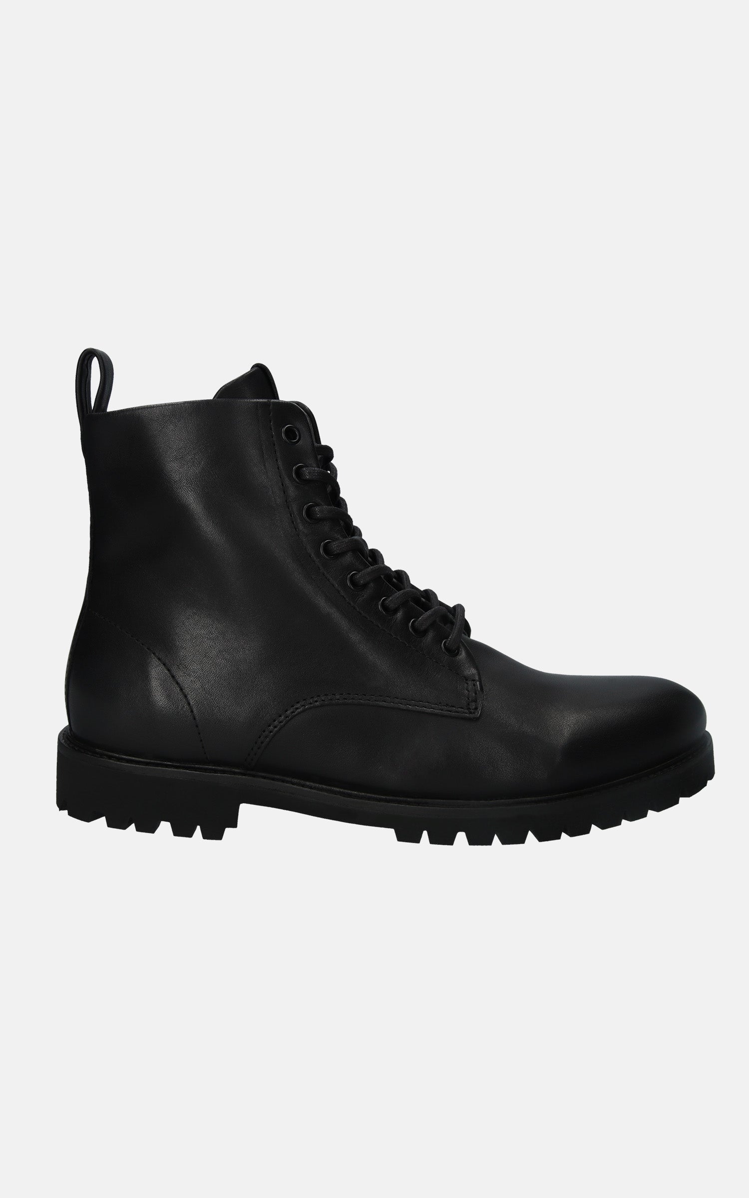 Boots cuir fourrées JAXON noir