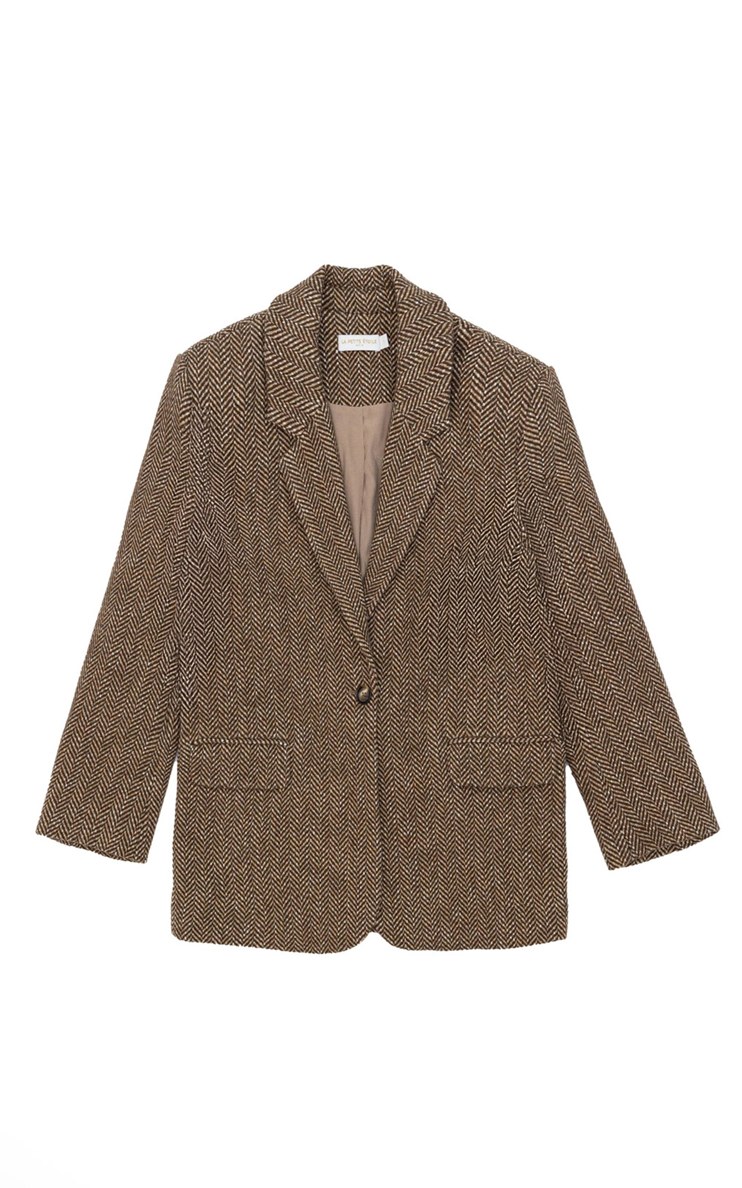 Veste tailleur Valyn marron 1