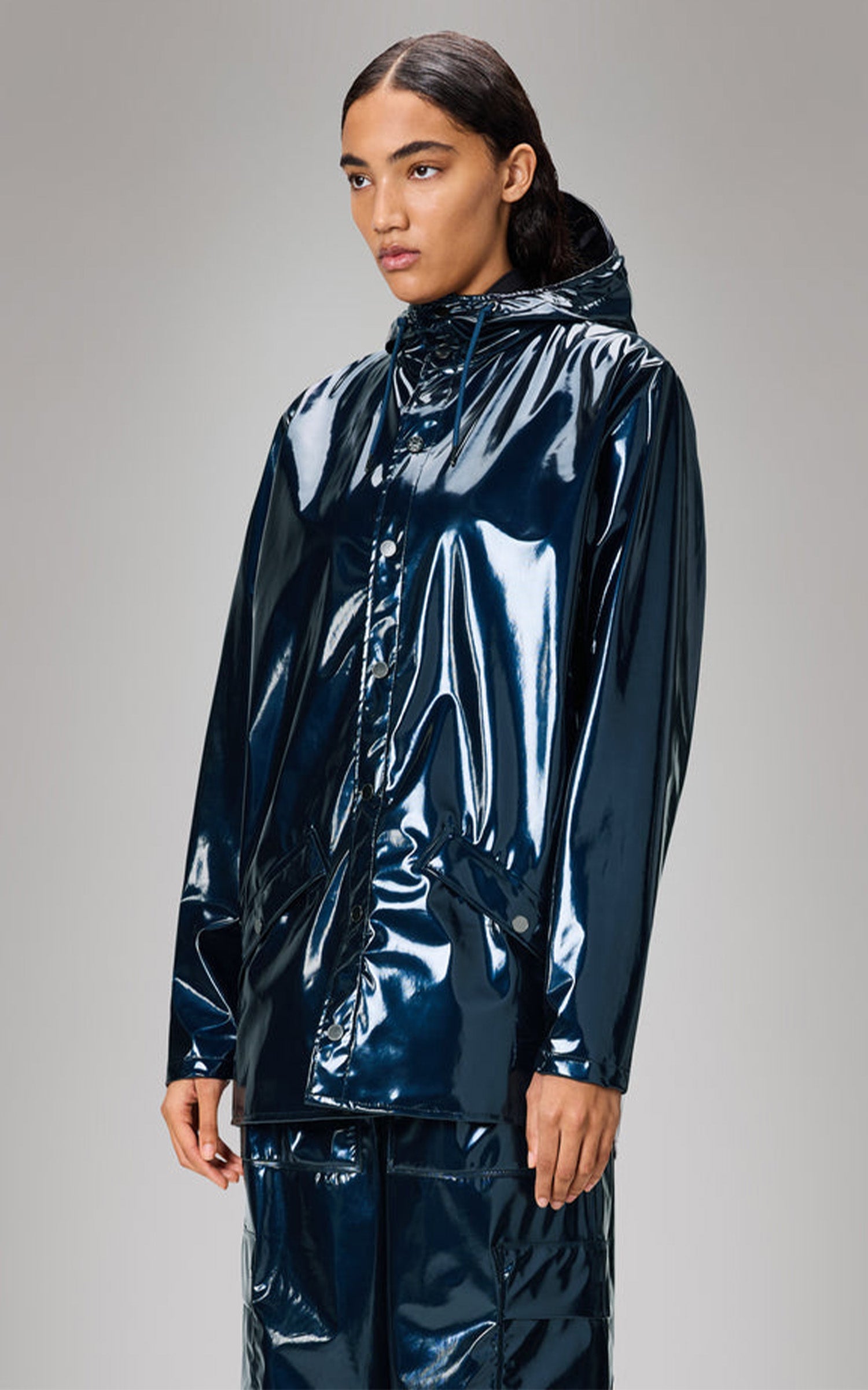 Imperméable Jacket 12010 mixte bleu brillant 2