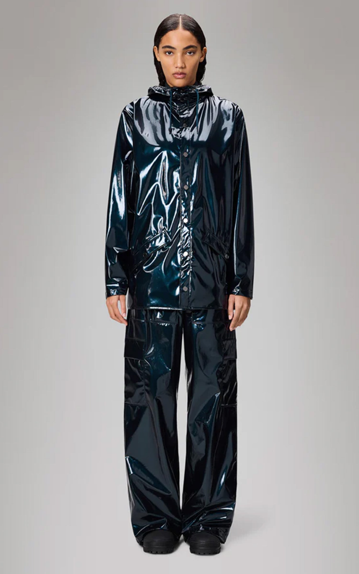 Imperméable Jacket 12010 mixte bleu brillant 4