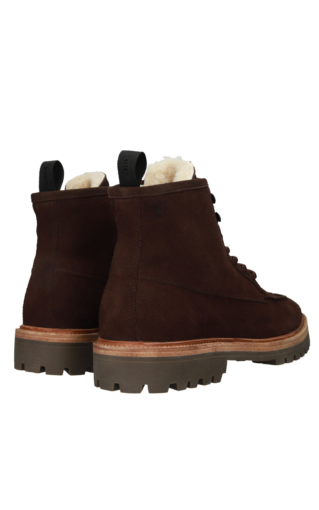 Bottes fourrées nubuck marron