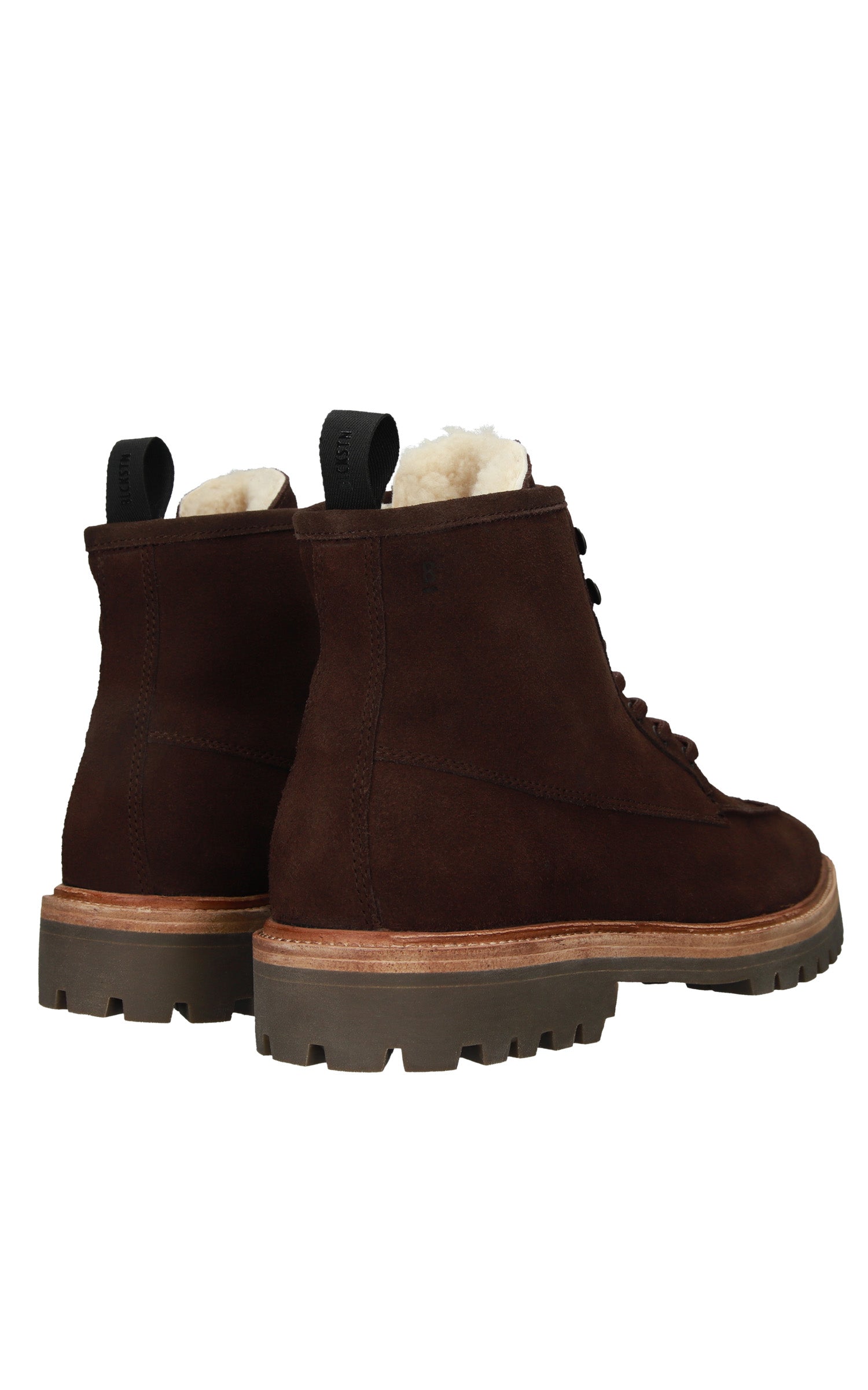 Bottes fourrées nubuck marron