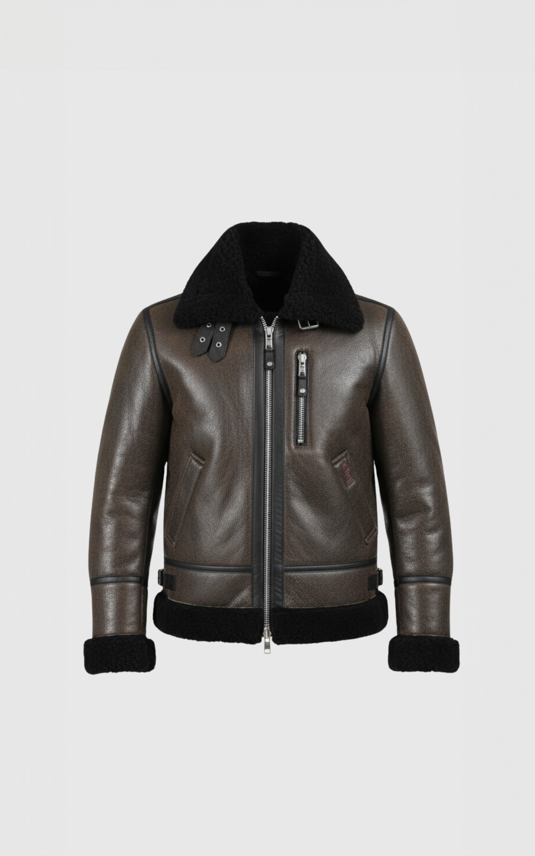 Bombardier cuir LC1259 marron