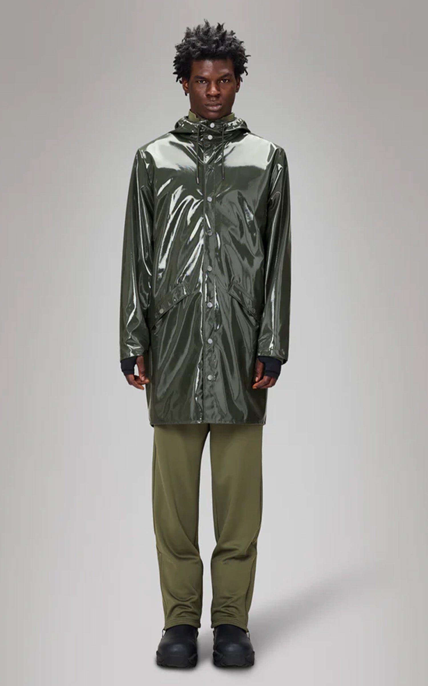 Imperméable Jacket 12020 mixte kaki brillant