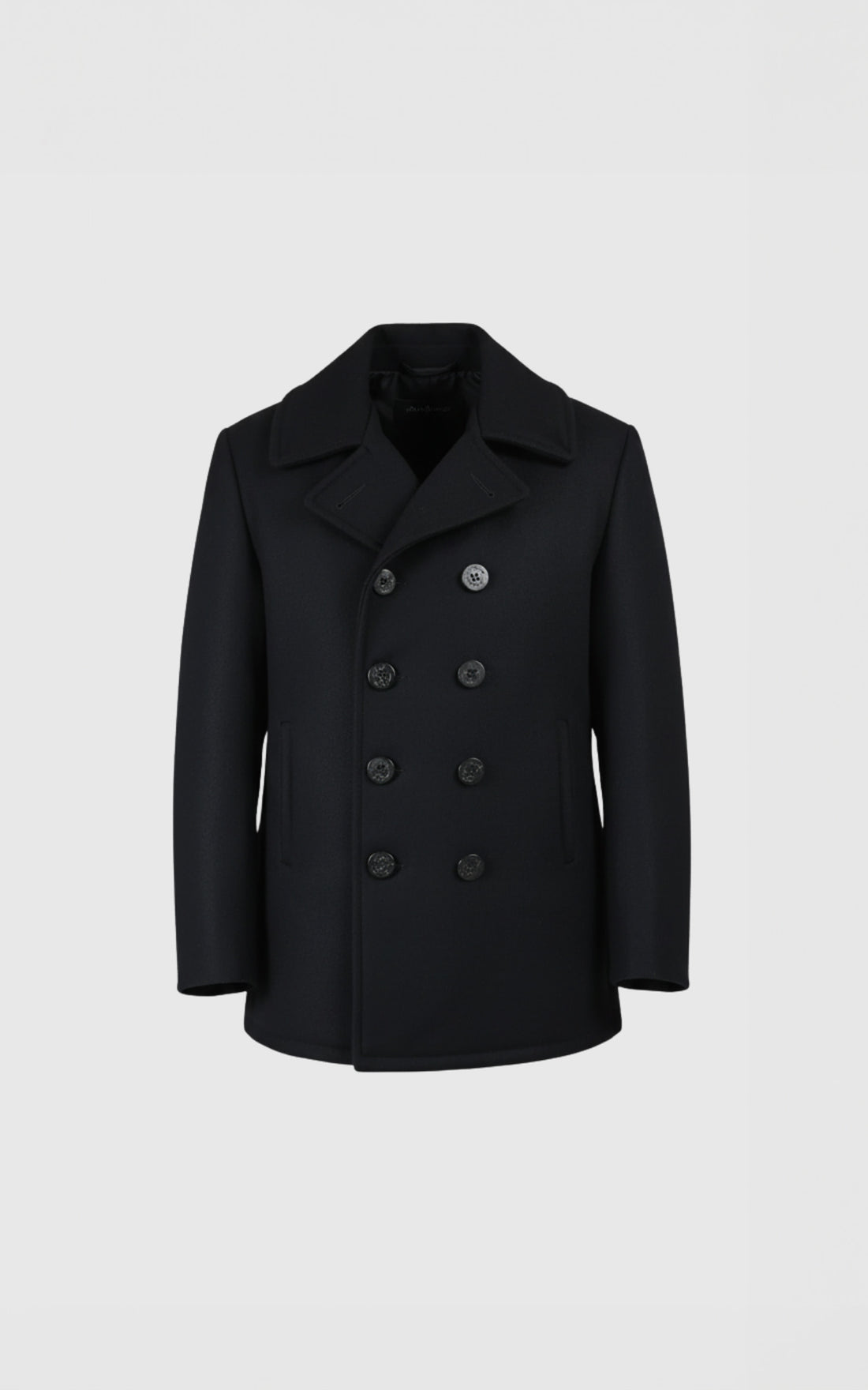 Caban laine bleu marine