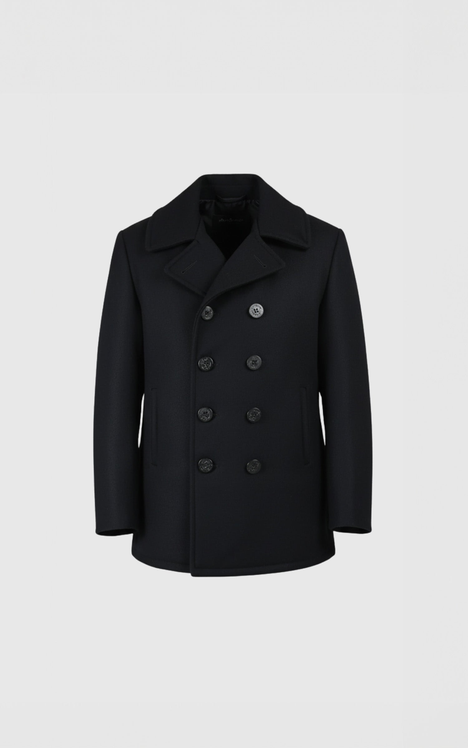 Caban laine bleu marine