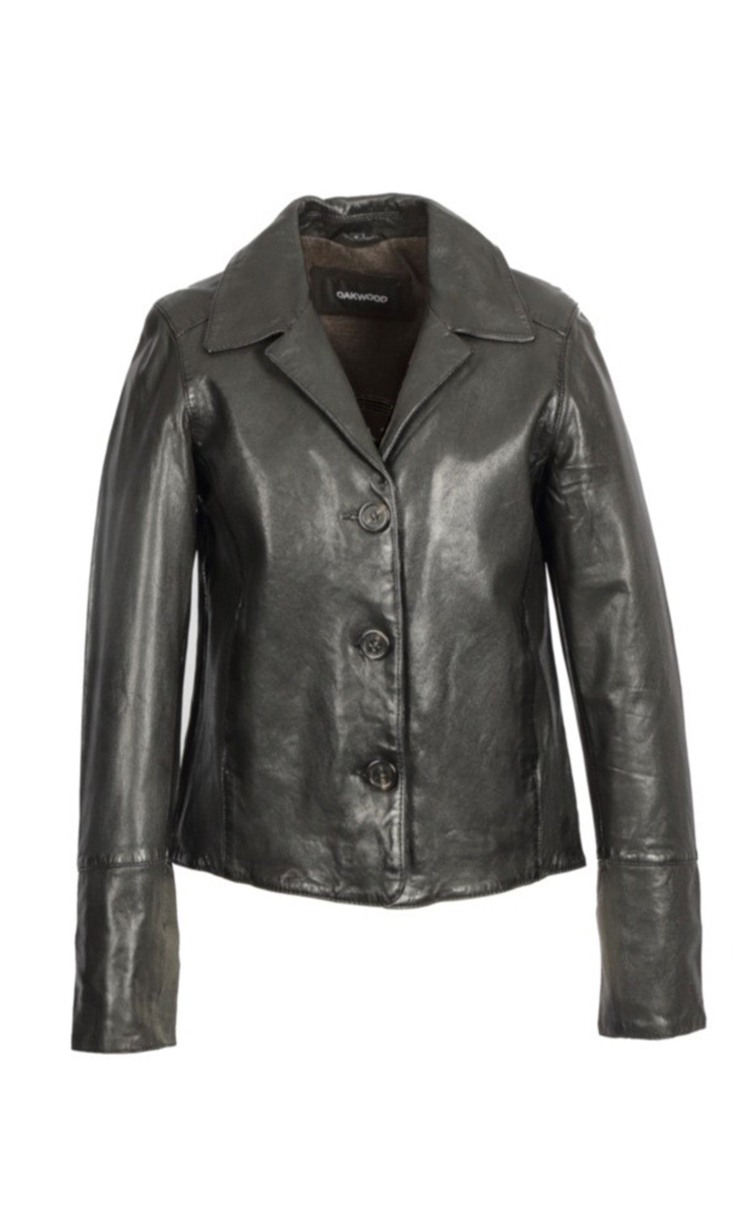 Veste cuir Lexia noir 1