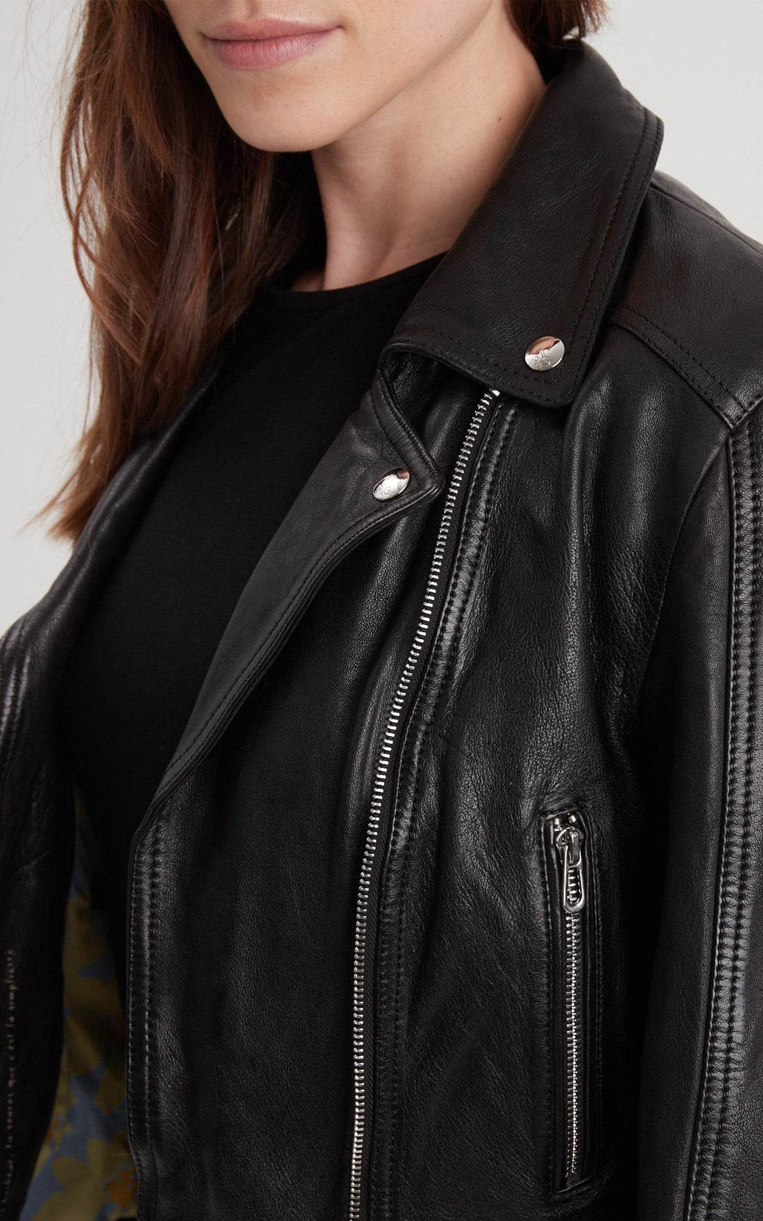 Perfecto cuir Lea noir