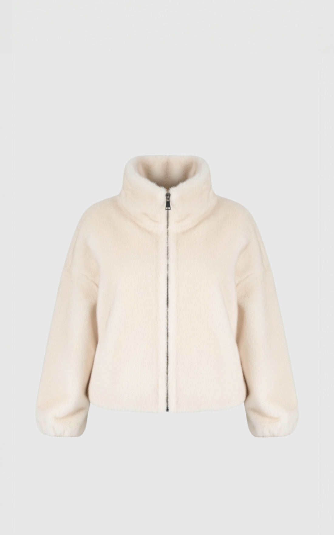 Blouson fausse fourrure Melia écru