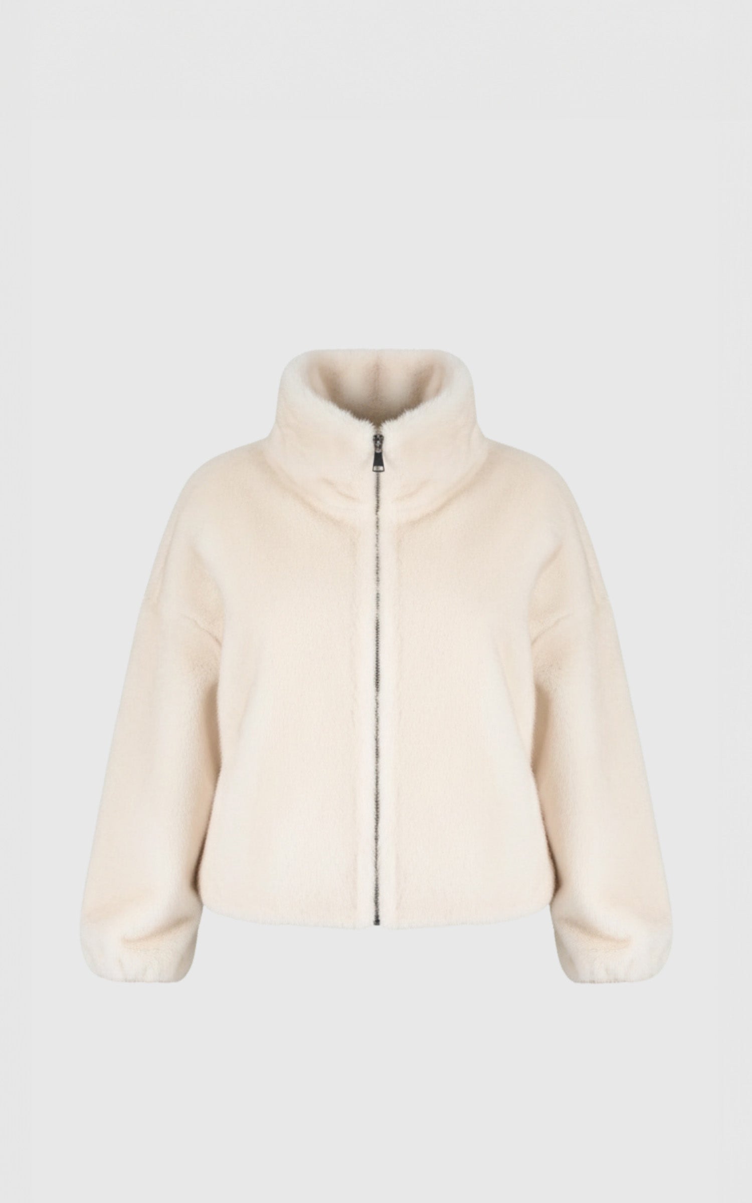 Blouson fausse fourrure Melia écru