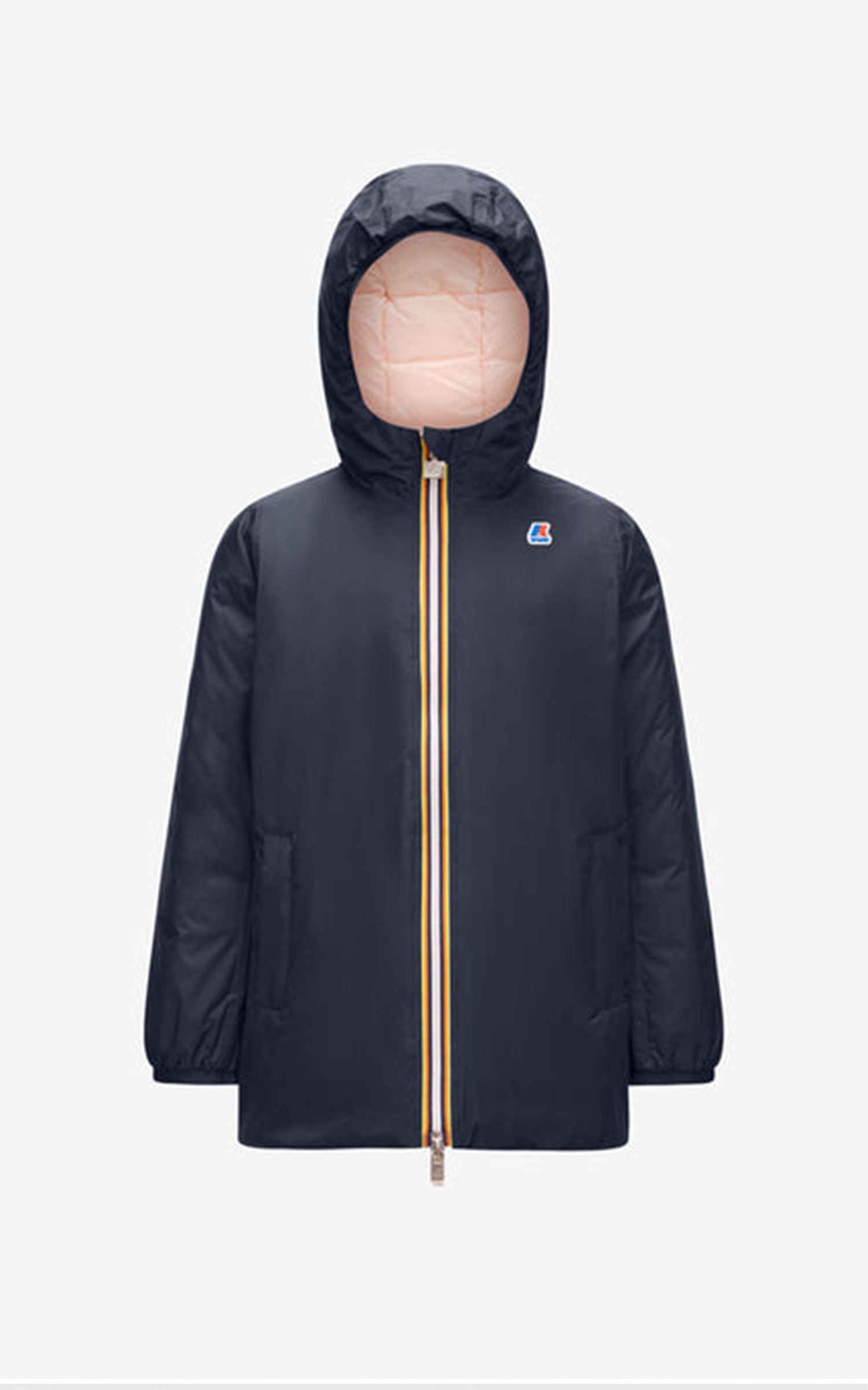 Parka réversible Sophie Thermo bleu marine - rose 1