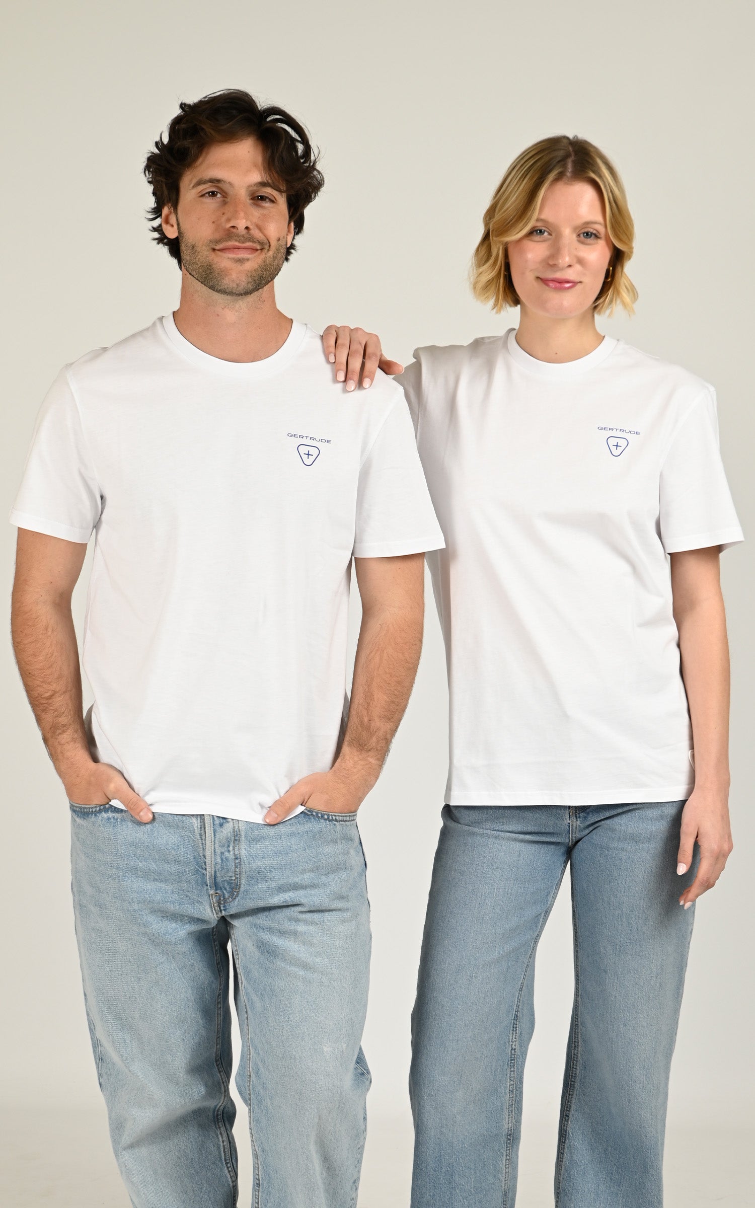 T-shirt Leonce Fluidity mixte blanc 1
