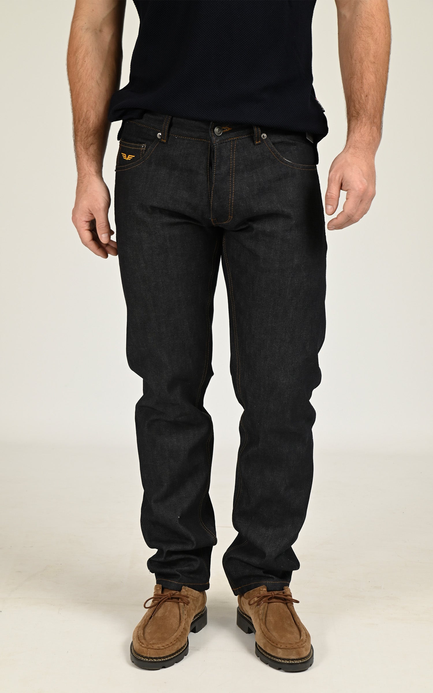 Jean regular bleu foncé 1