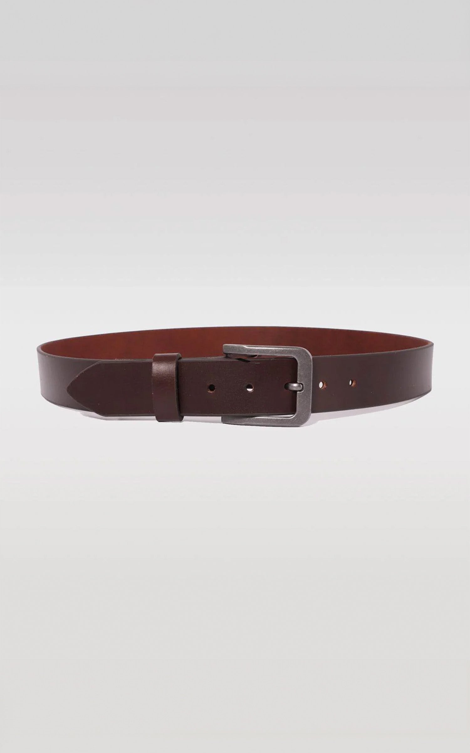 Ceinture cuir D14 marron 2