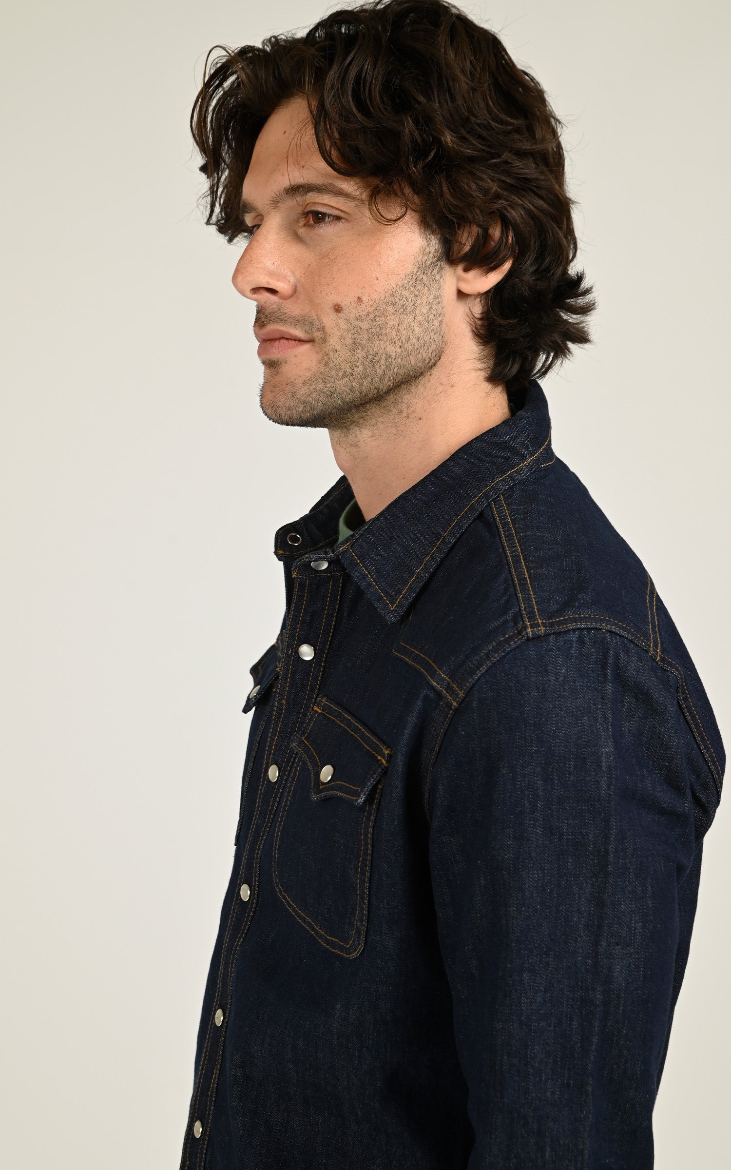 Chemise denim Patrol bleu foncé 5