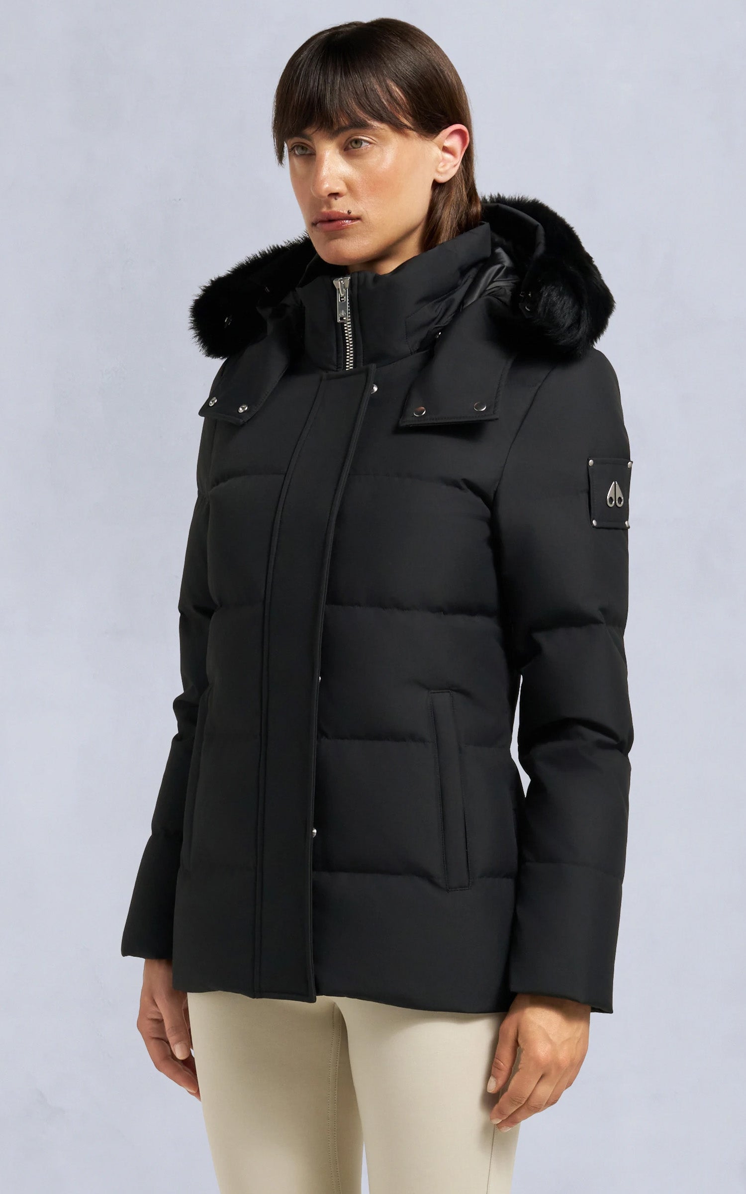 Doudoune courte Cloud 3Q noir 1