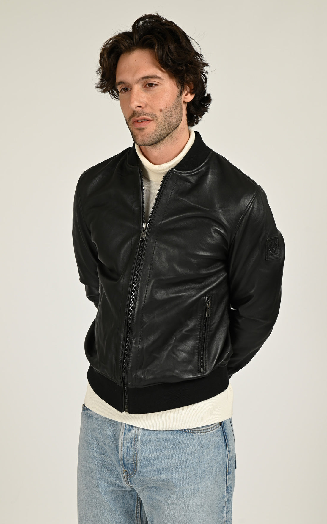 Teddy en agneau Landmark noir