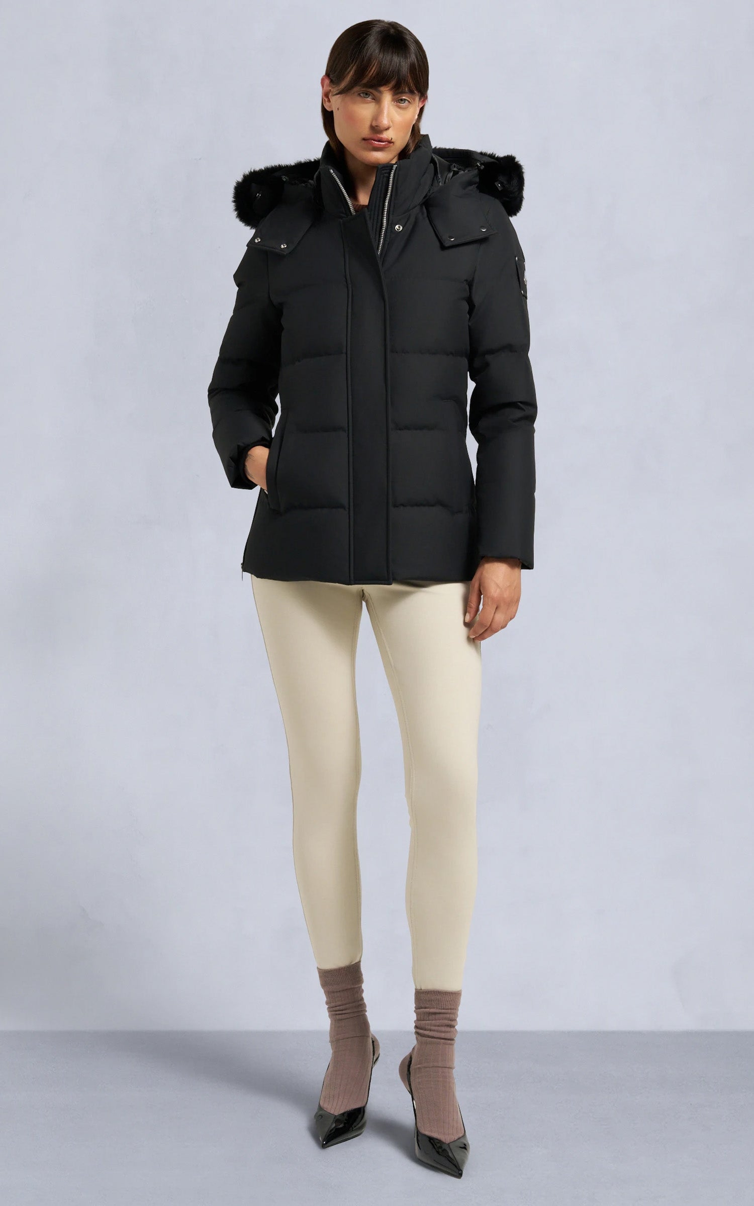 Doudoune courte Cloud 3Q noir 2