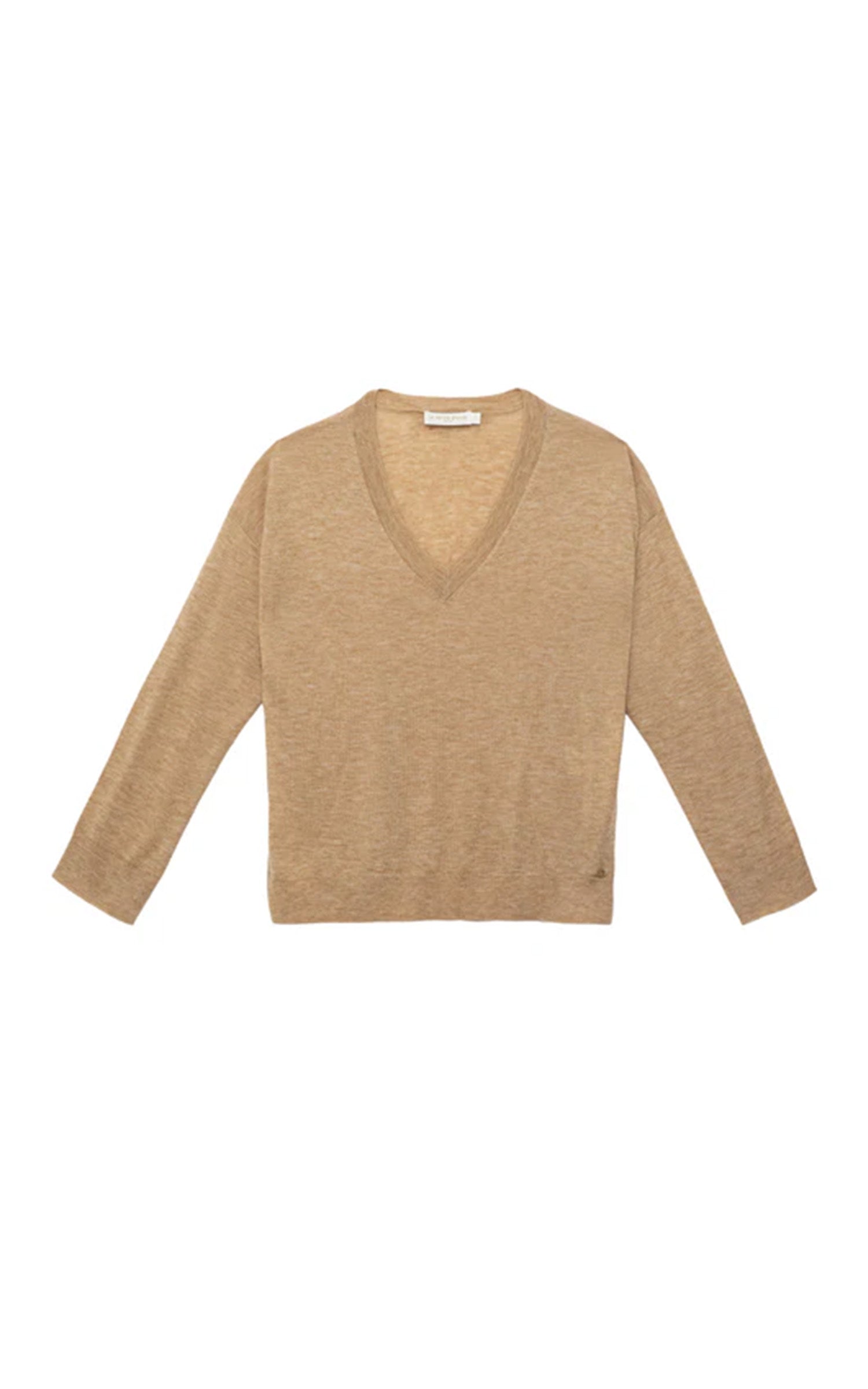 Pull col V Melya camel
