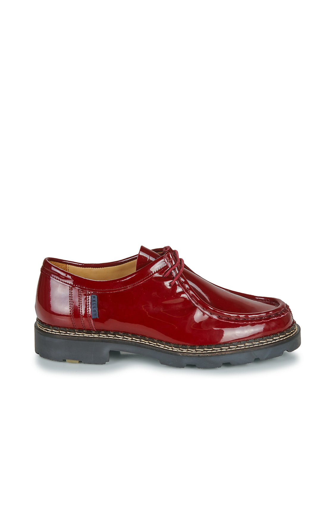 Derbies cuir verni Macha bordeaux