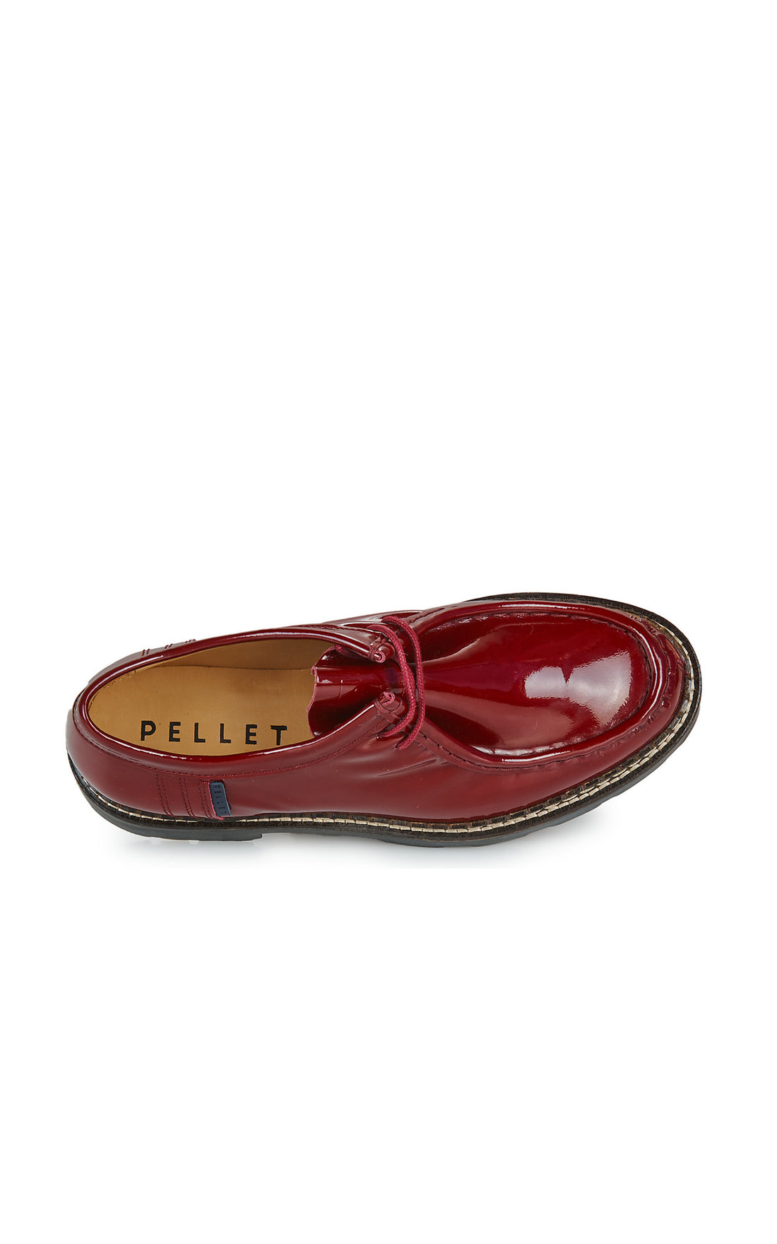 Derbies cuir verni Macha bordeaux