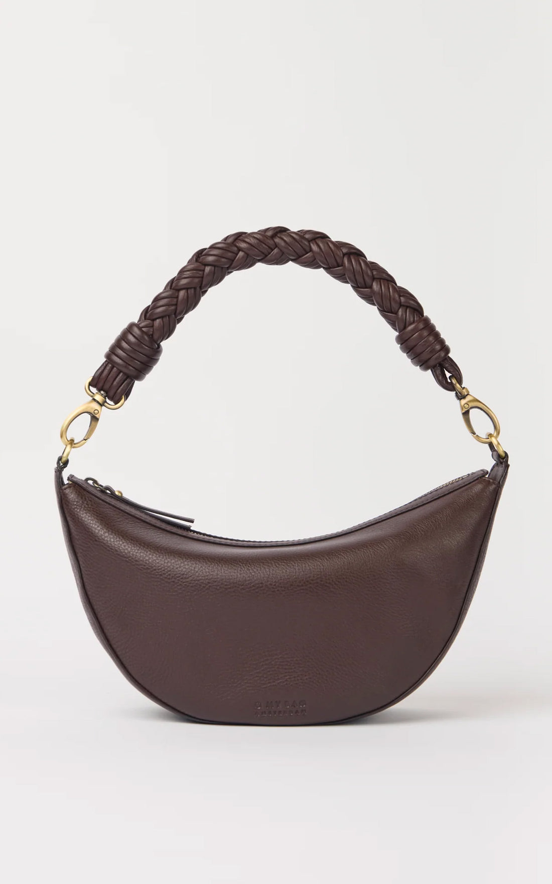 Sac à main cuir Leo Twisted marron