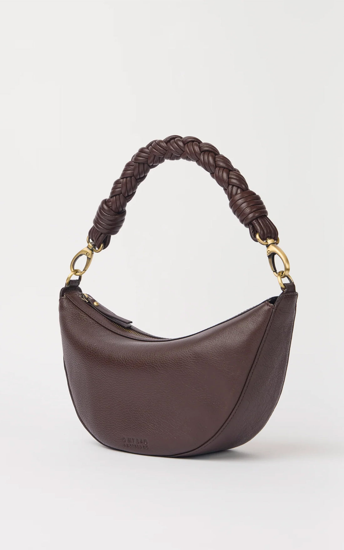 Sac à main cuir Leo Twisted marron