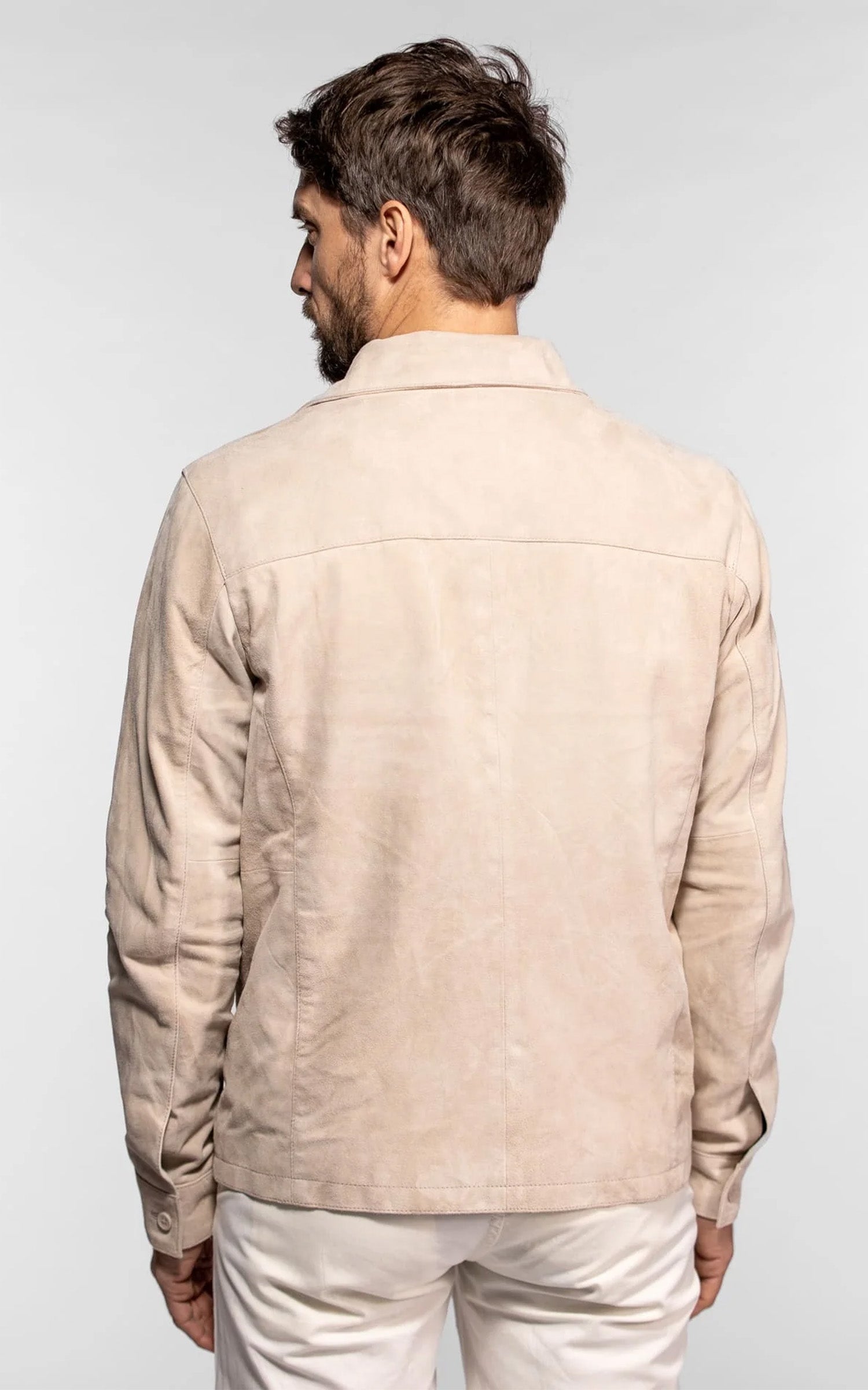 Veste en daim Windham beige