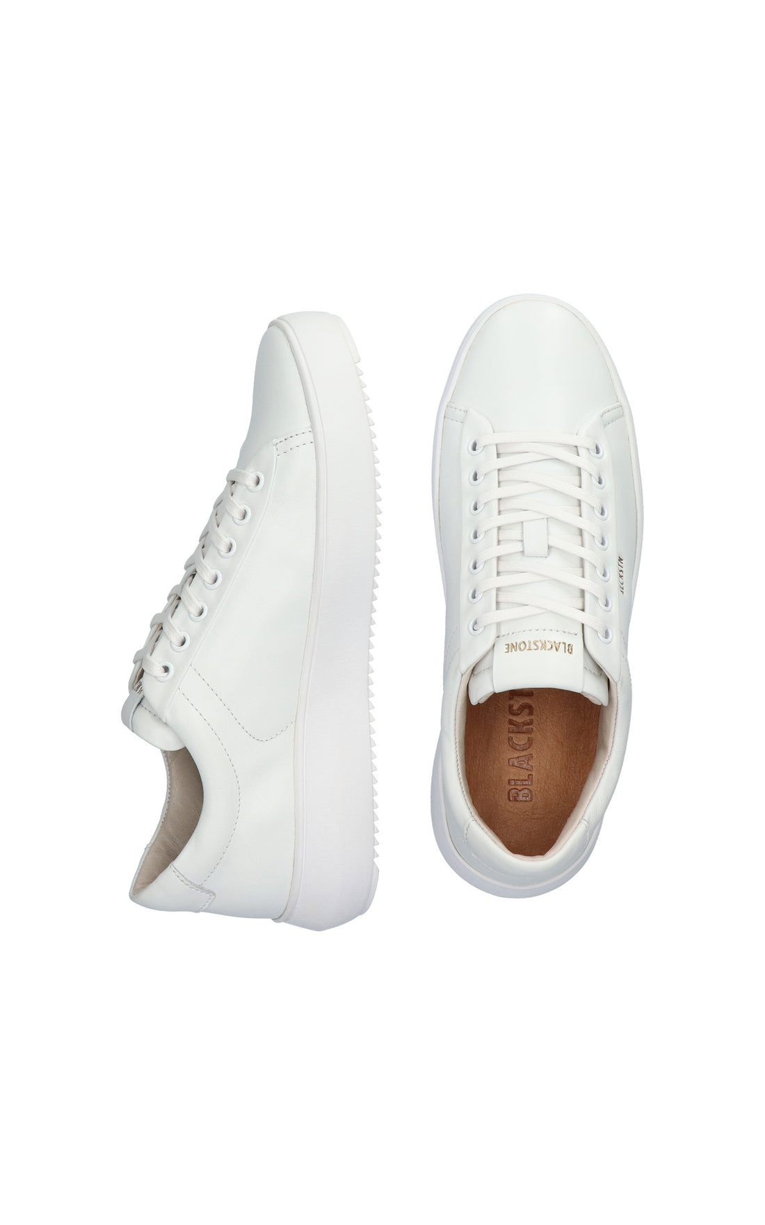 Baskets cuir BL221 blanc