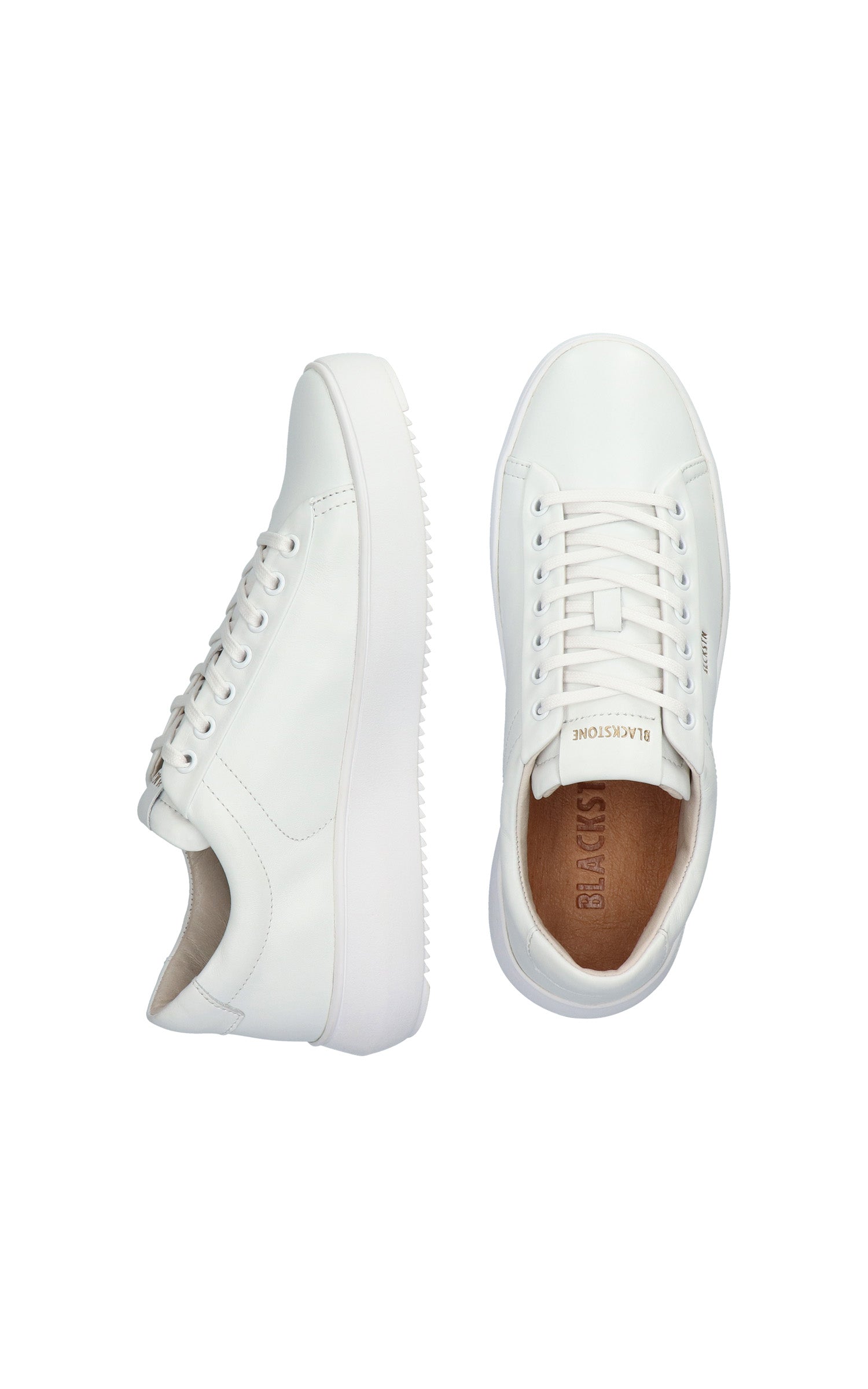 White BL221 leather sneakers