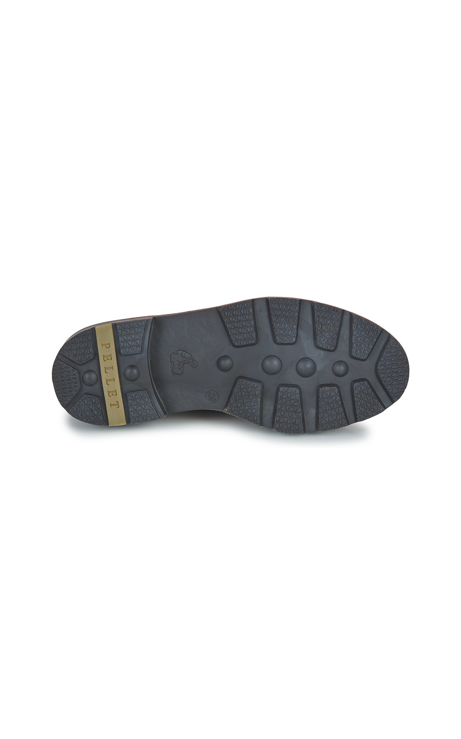 Zapatos Derby de piel charol burdeos Macha